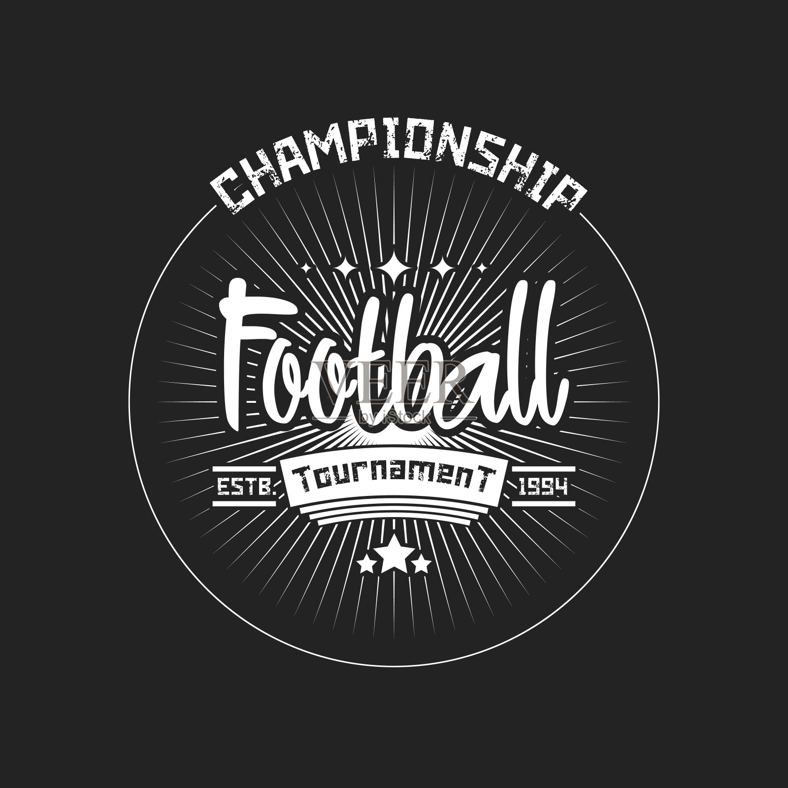 足球标志设计模板插画图片素材