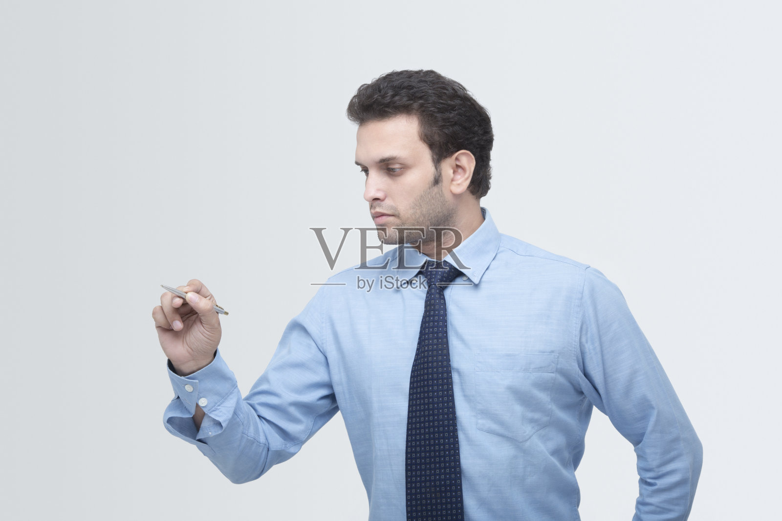 商人在白色背景股票照片照片摄影图片