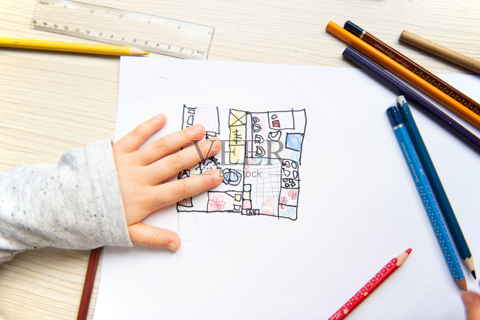 建筑的教训。照片摄影图片