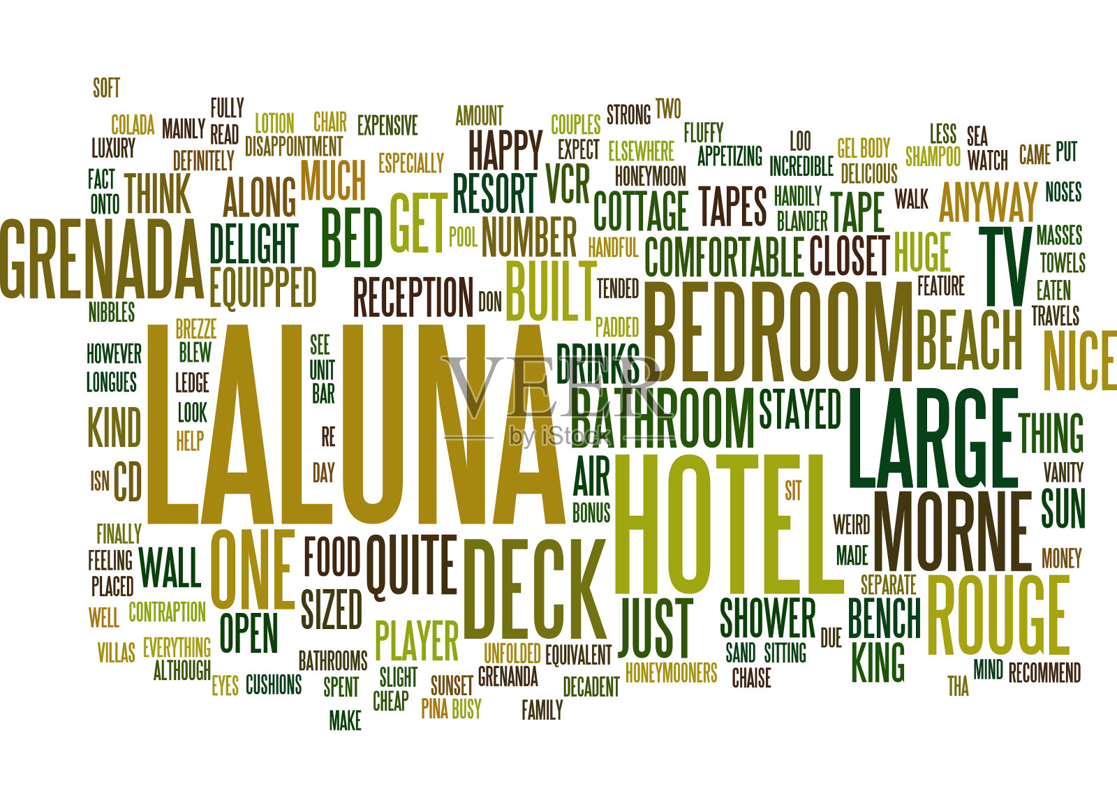 拉鲁纳酒店摩洛胭脂格林纳达文字背景插画图片素材