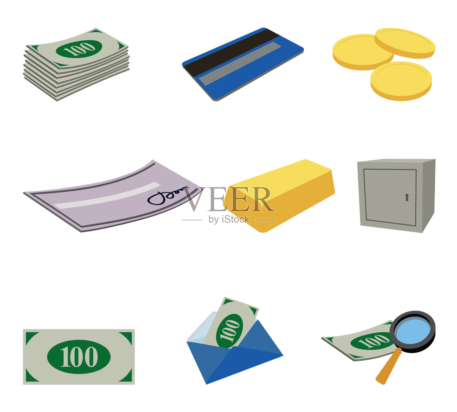 财务状况图标素材