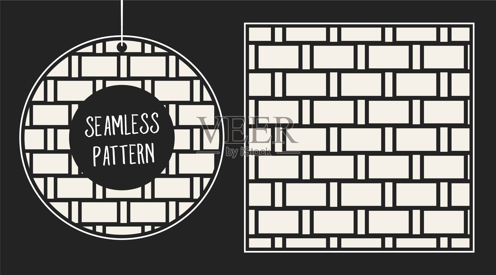 抽象概念单色几何插画图片素材