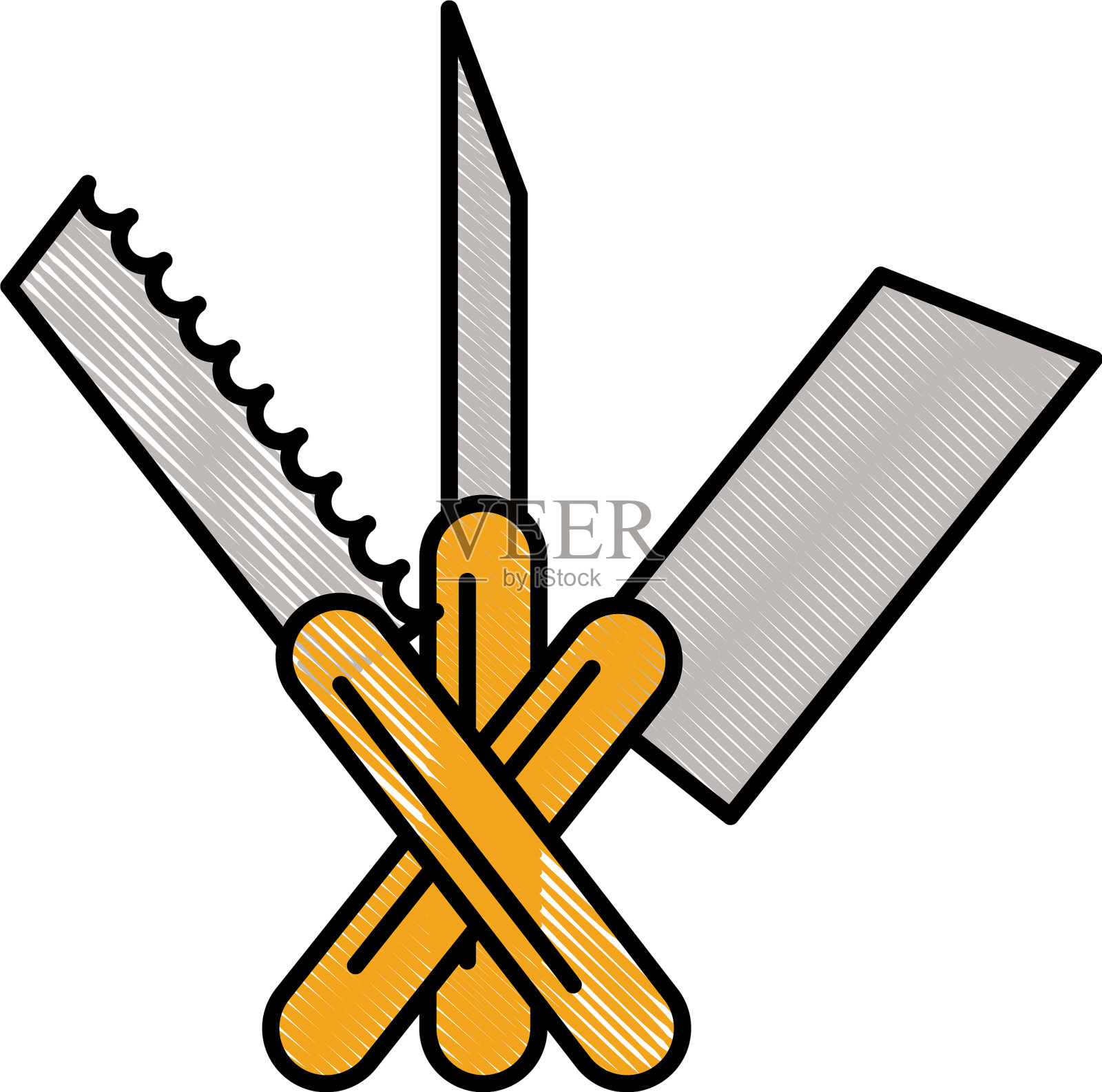 刀插画图片素材