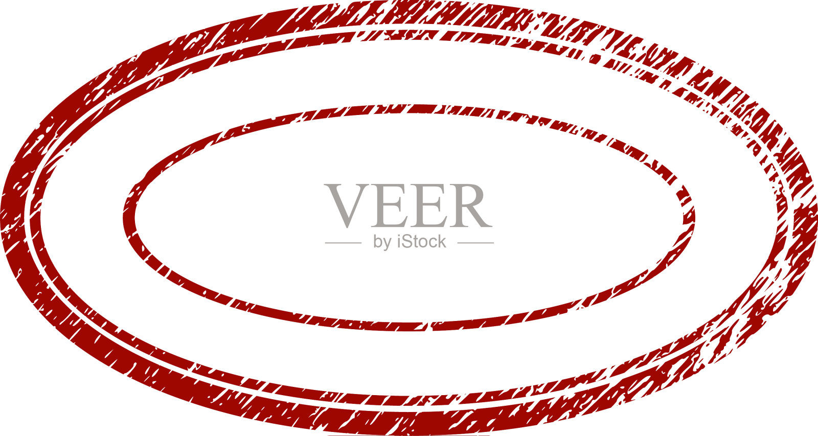 划痕纹理双椭圆框架插画图片素材