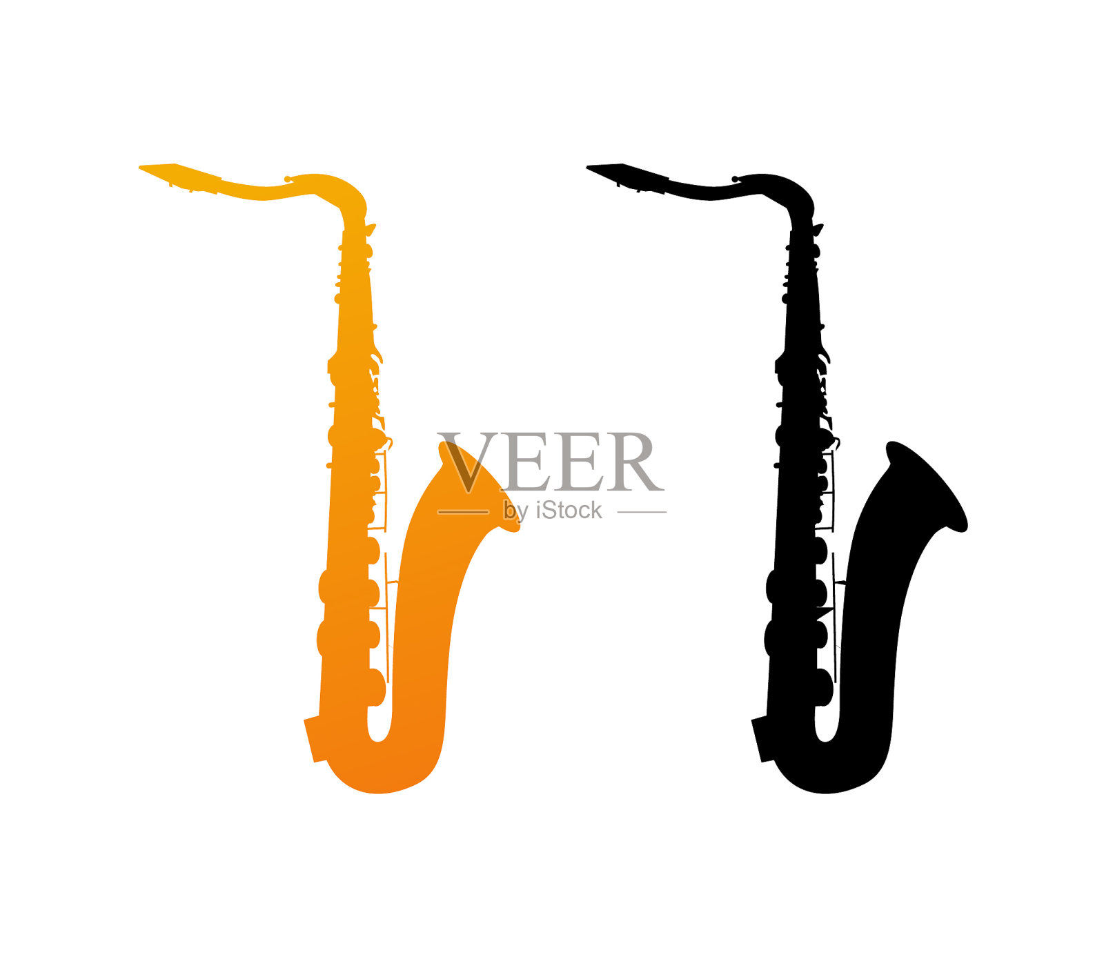 图标的萨克斯设计元素图片