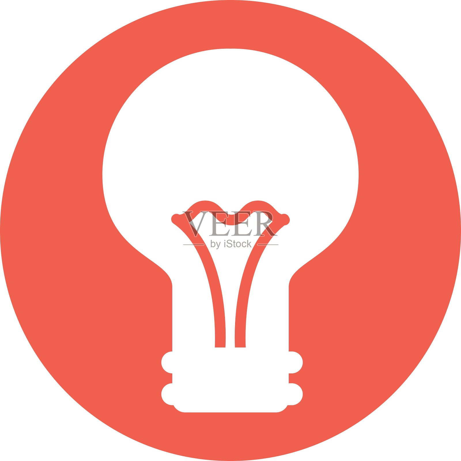 灯泡灯平图标图标素材