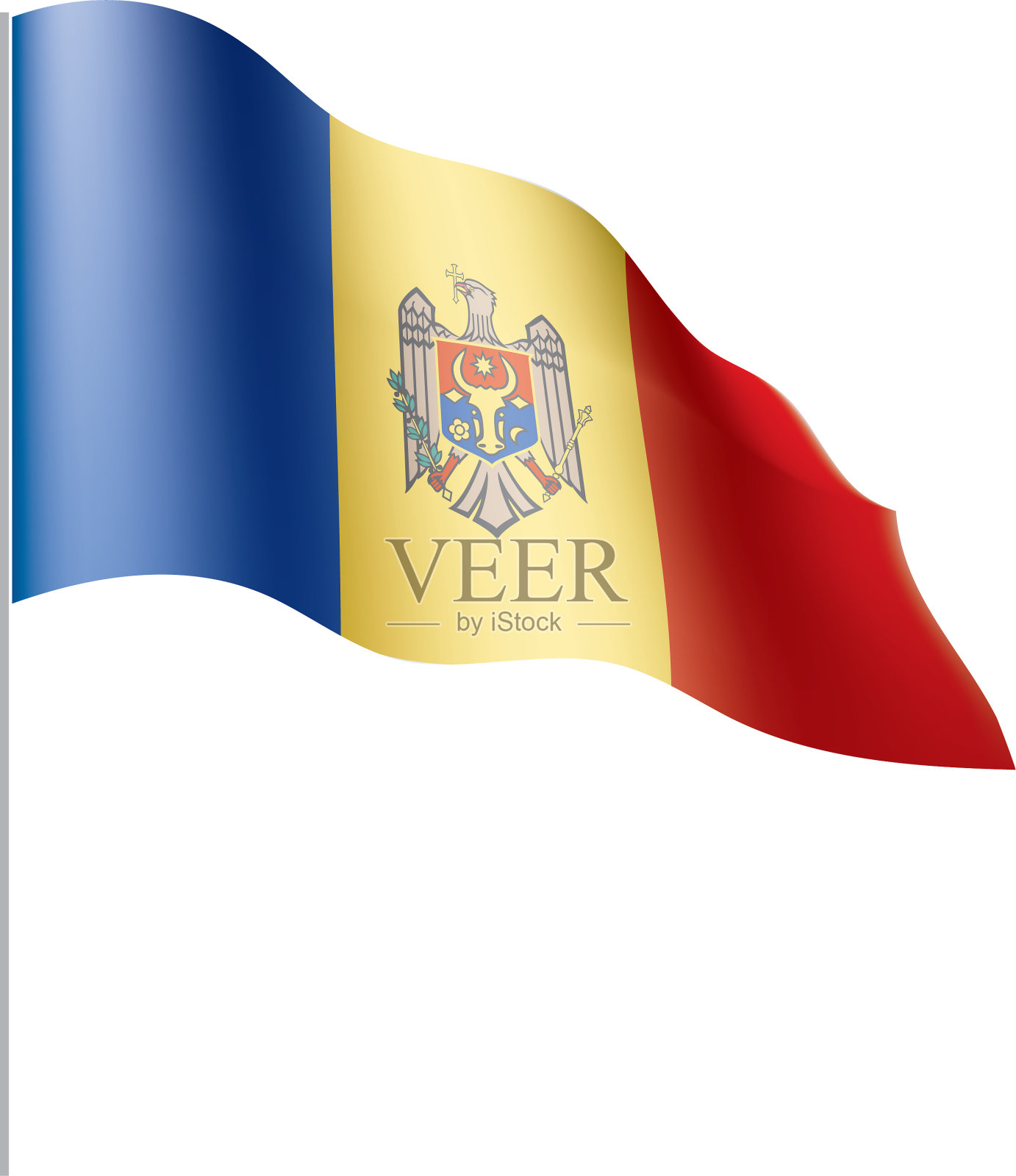 摩尔多瓦国旗设计元素图片