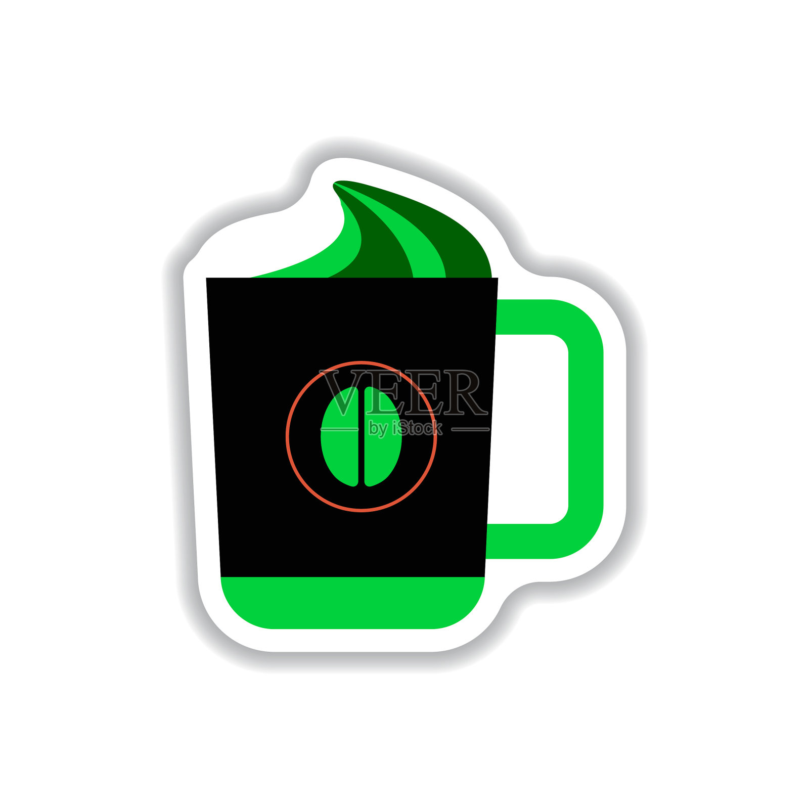 标签框架和徽章图标设计插画图片素材