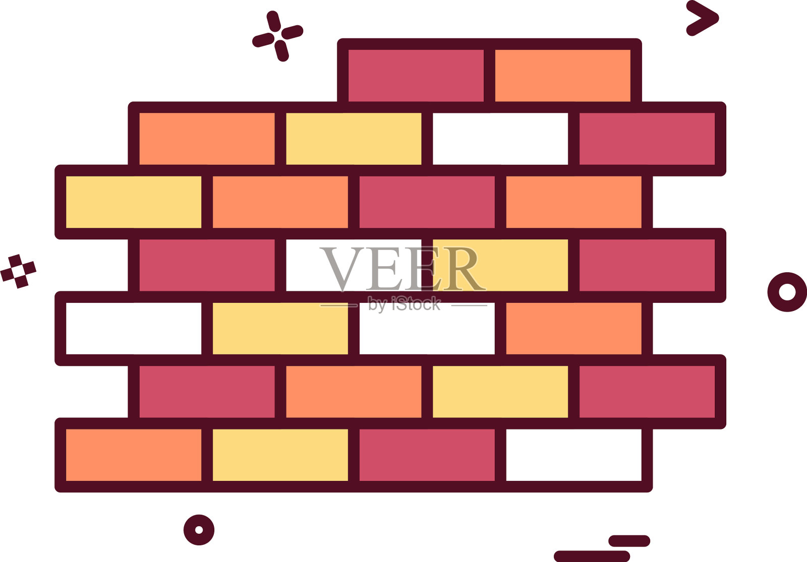 墙图标设计插画图片素材