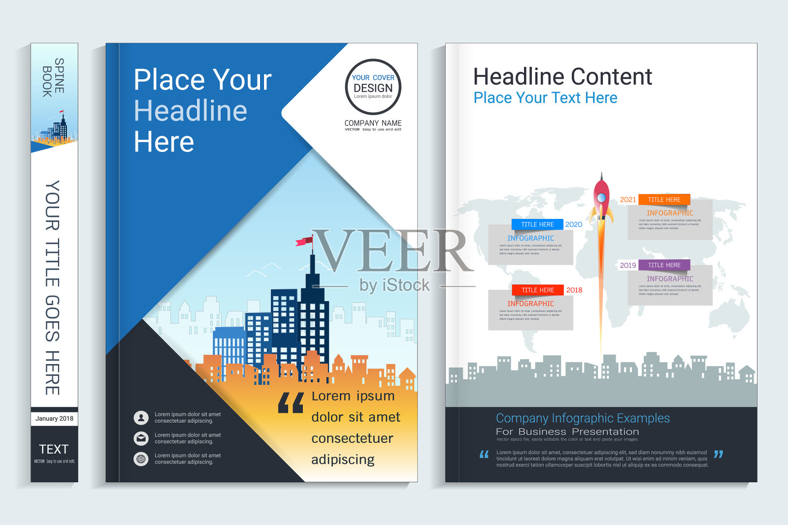 企业封面书设计模板设计模板素材