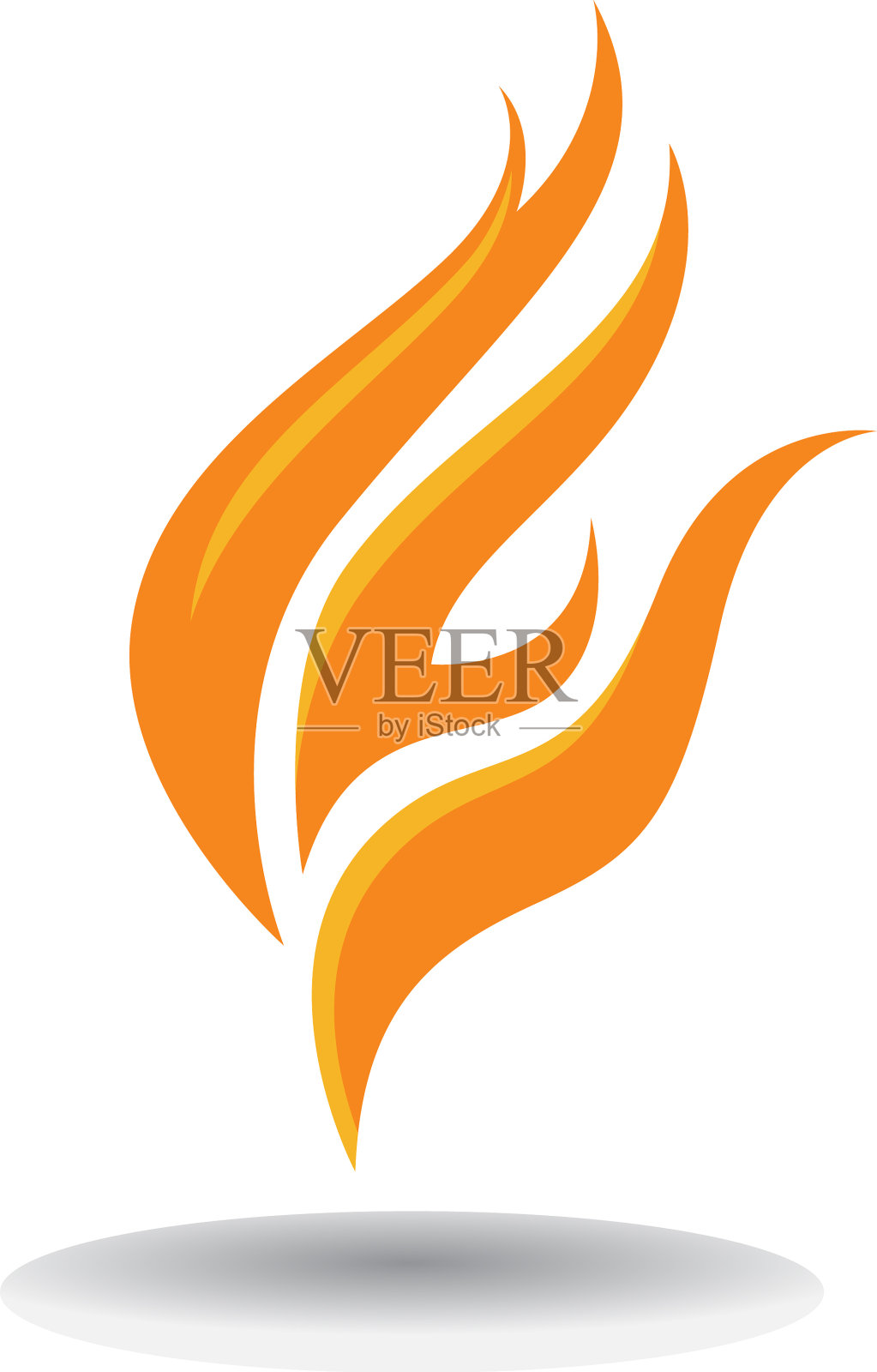 美丽的莲花花设计标志模板图标设计元素图片