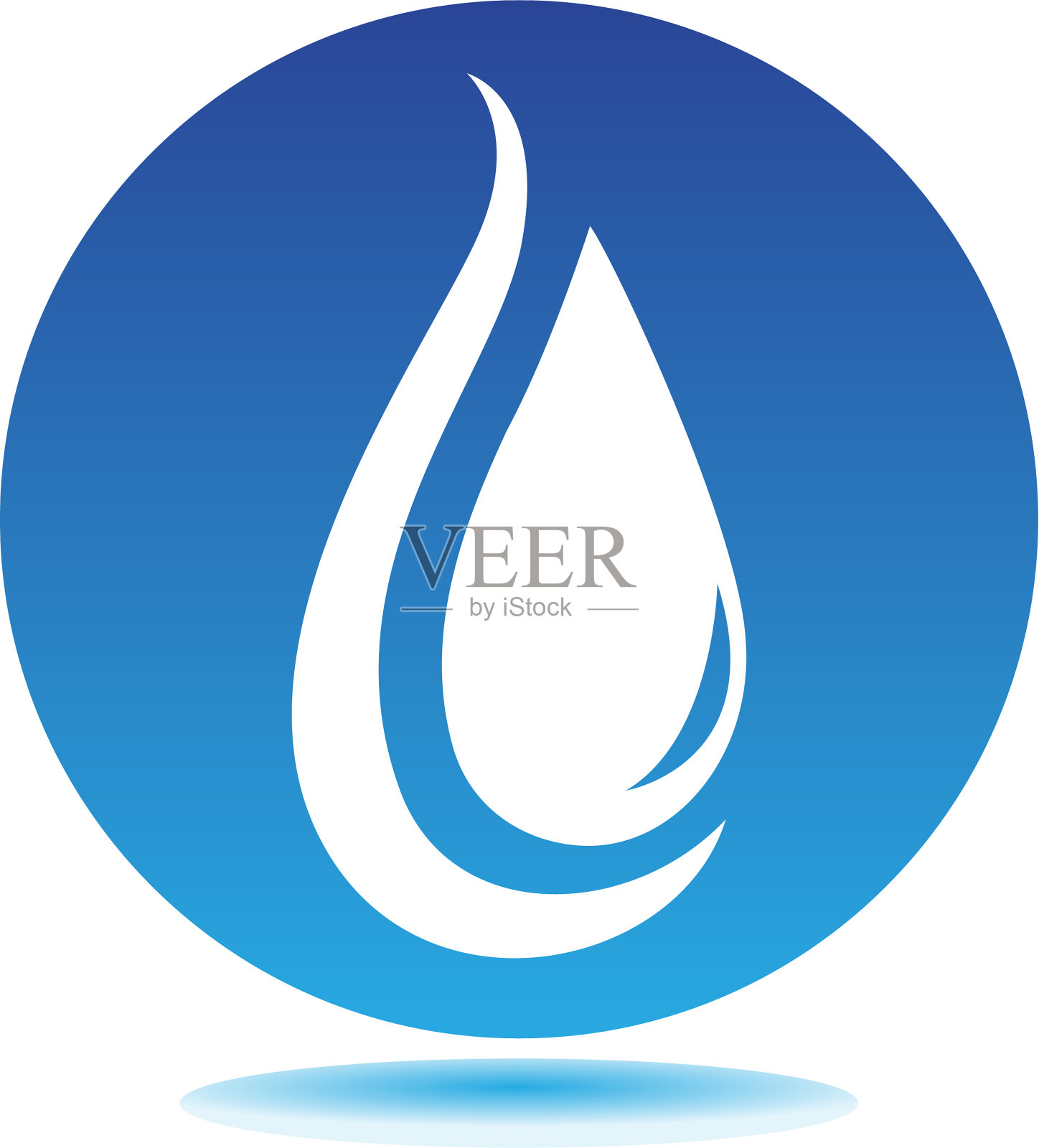 水滴标志模板设计设计元素图片