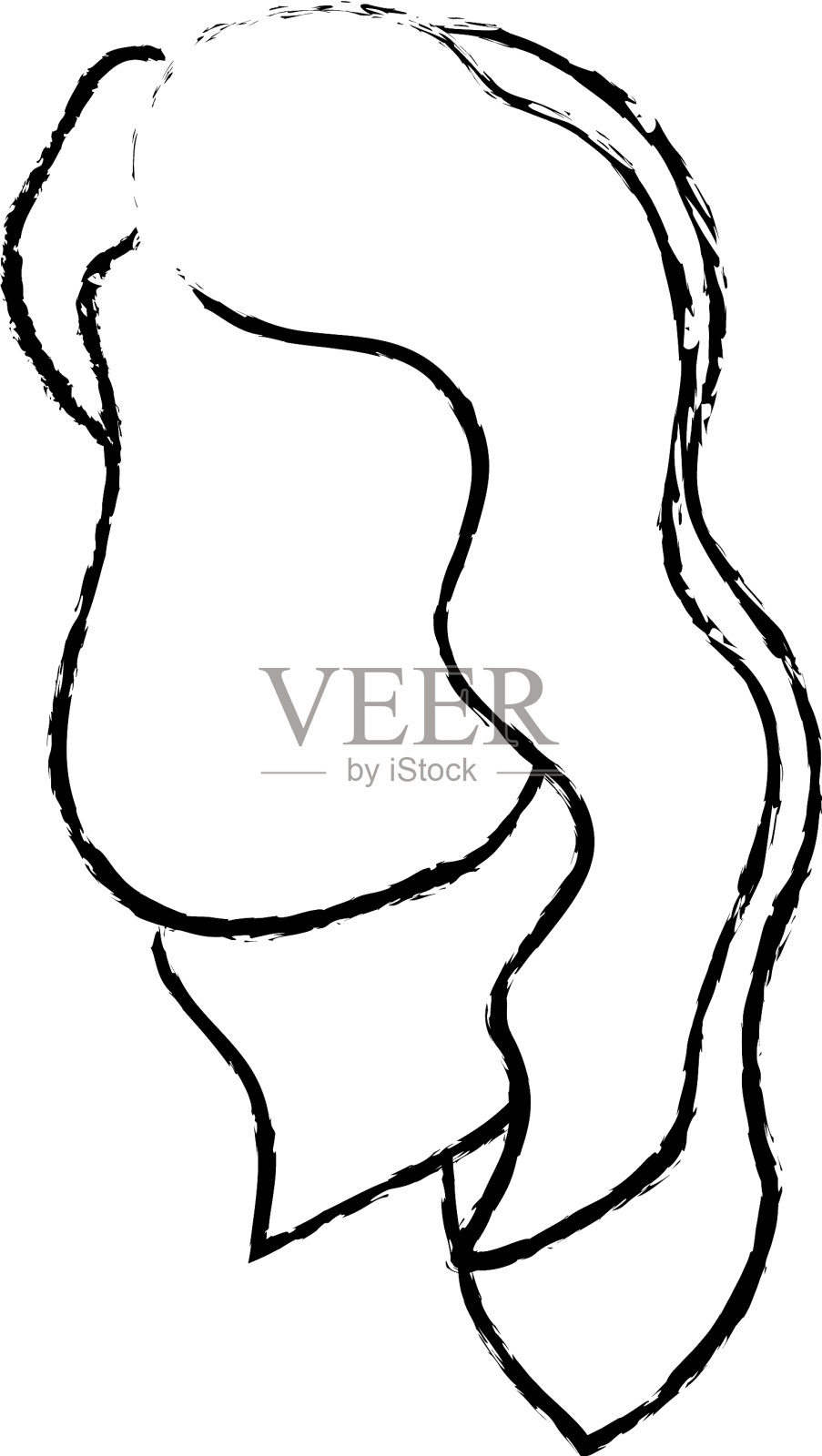 人物头像女人的脸与发型设计设计元素图片