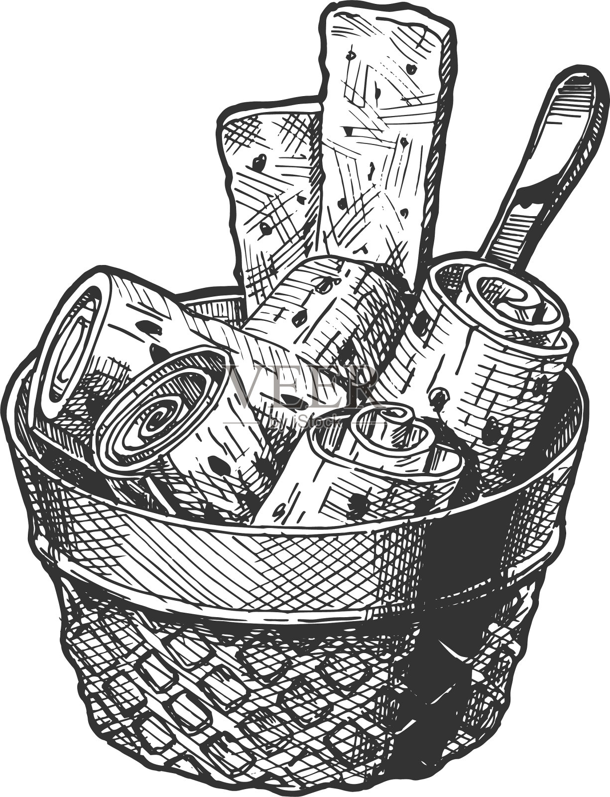 炒冰激淋设计元素图片