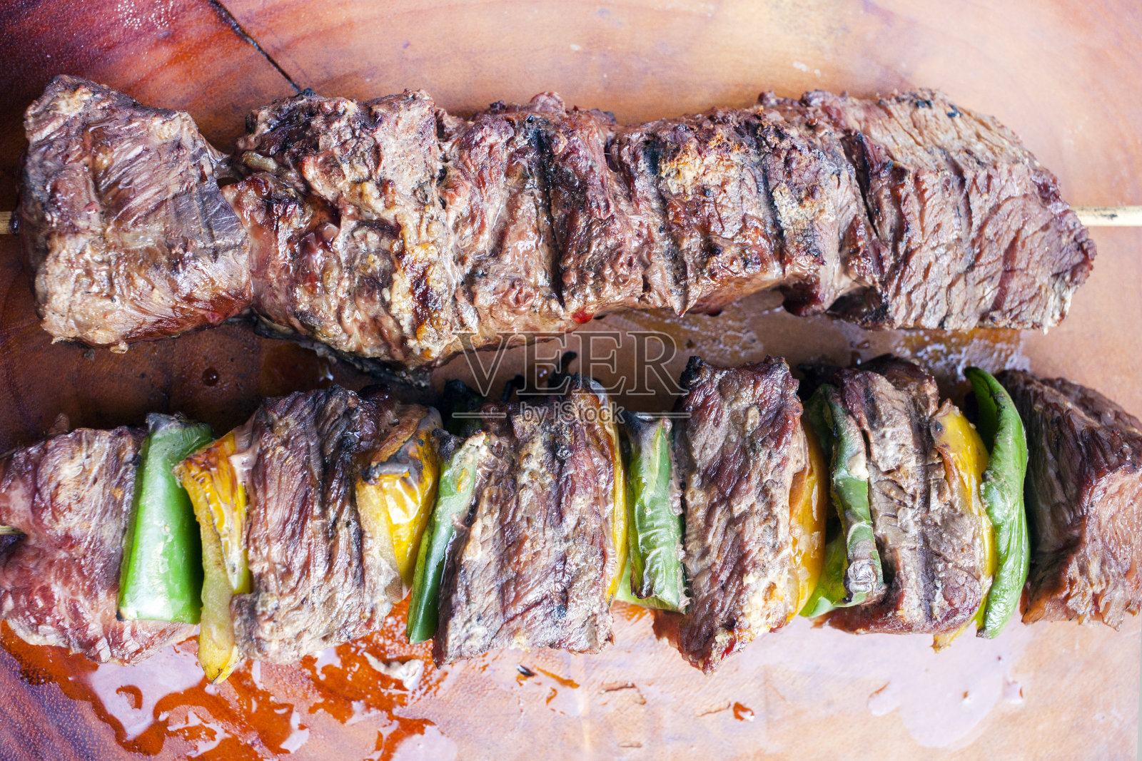 美味的肉串肉扦照片摄影图片