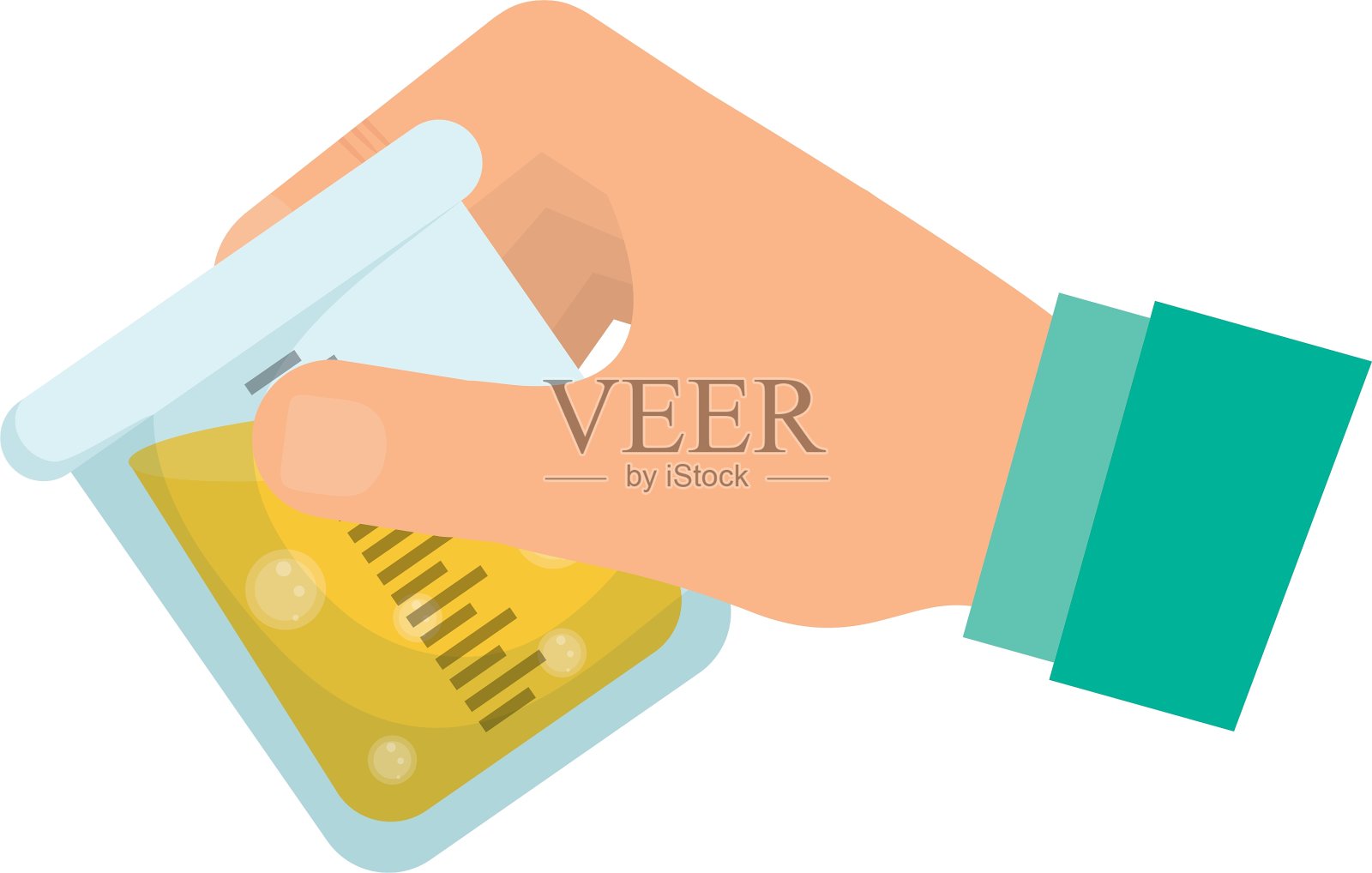 瓶化学实验室插画图片素材