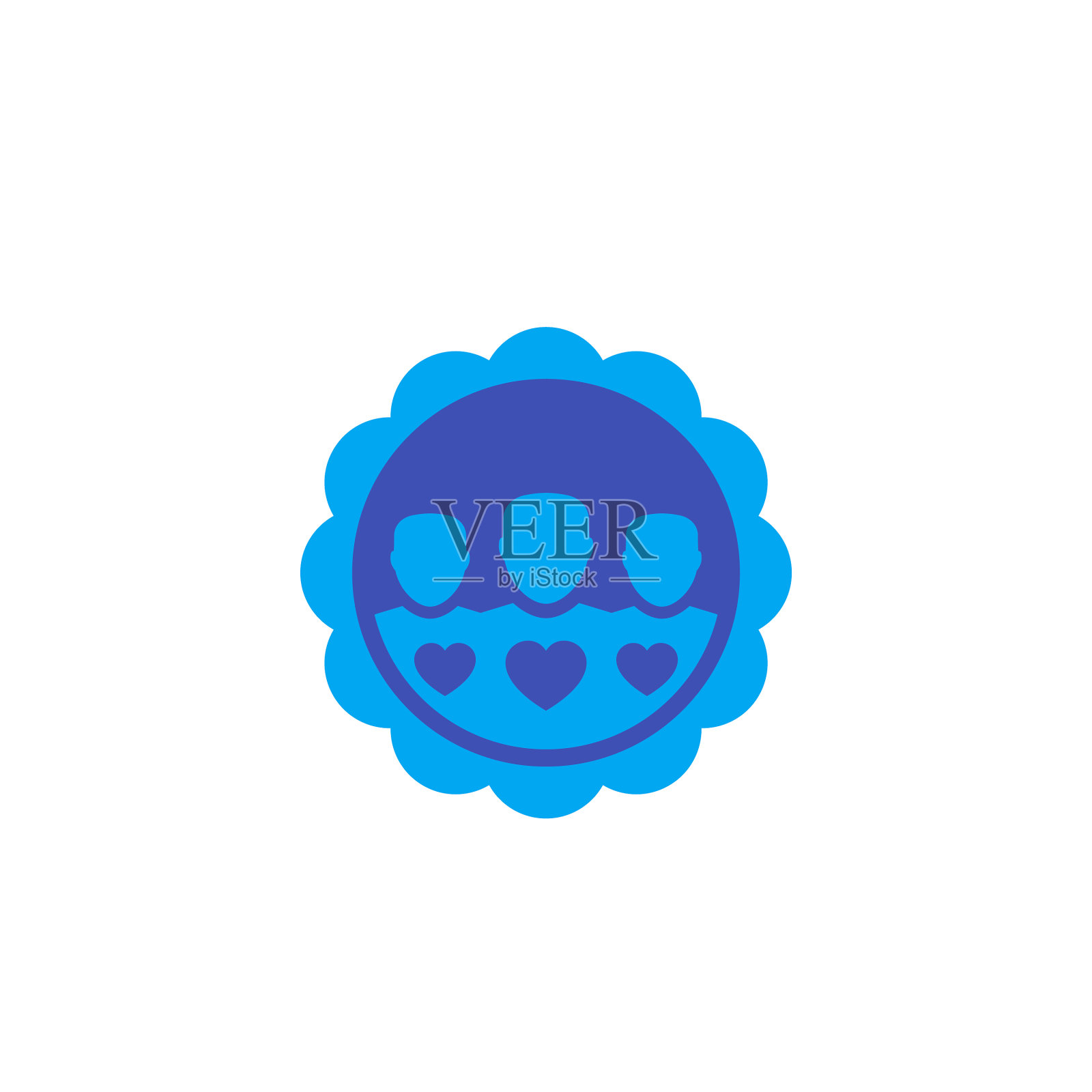 快乐顾客图标徽章图标素材