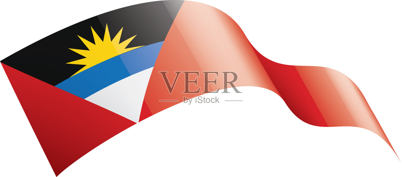 安提瓜和巴布达国旗设计元素图片