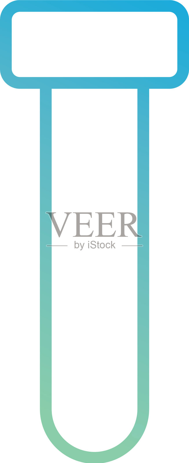 手拿试管测试插画图片素材