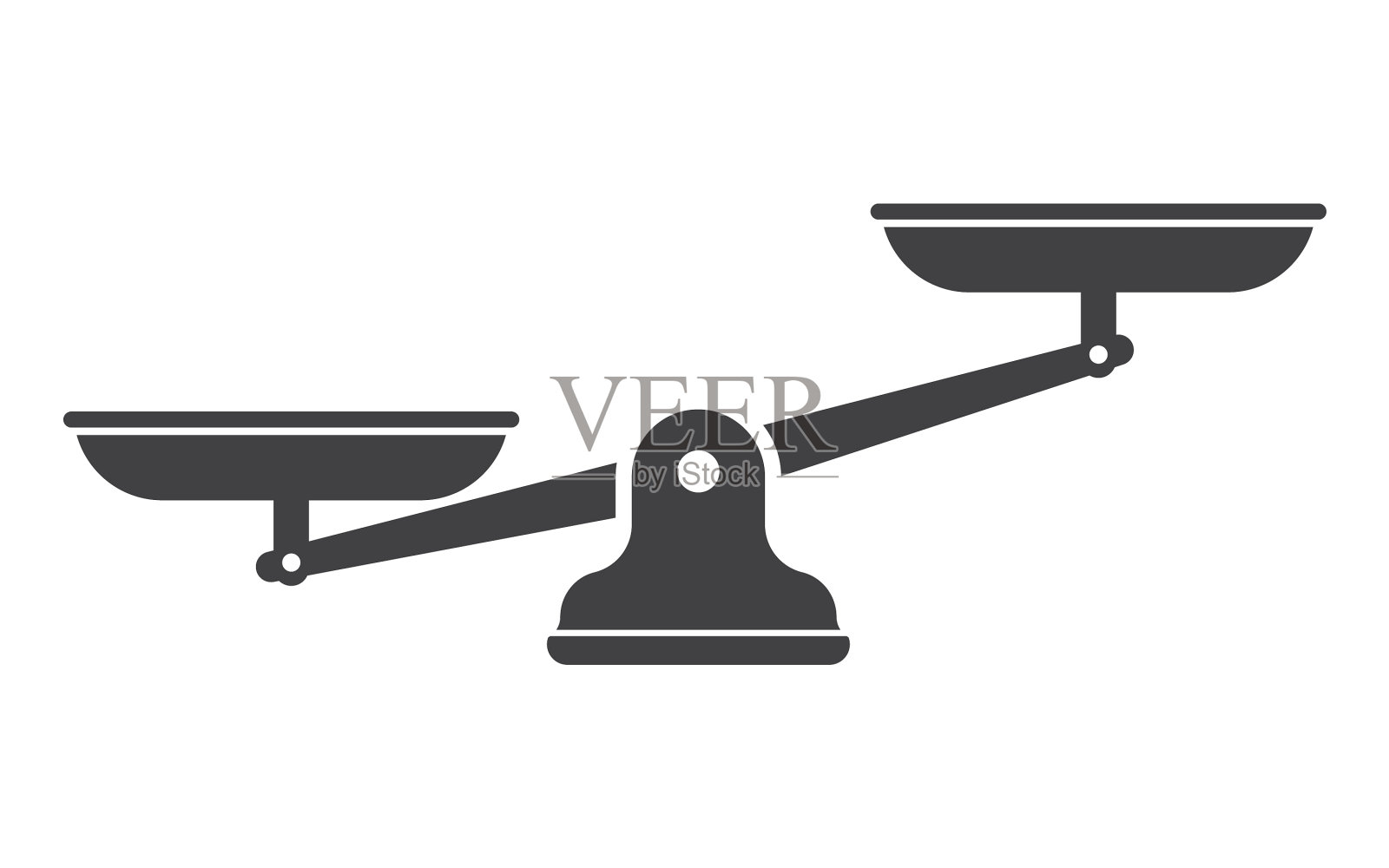 天秤座孤立在白色背景上设计元素图片