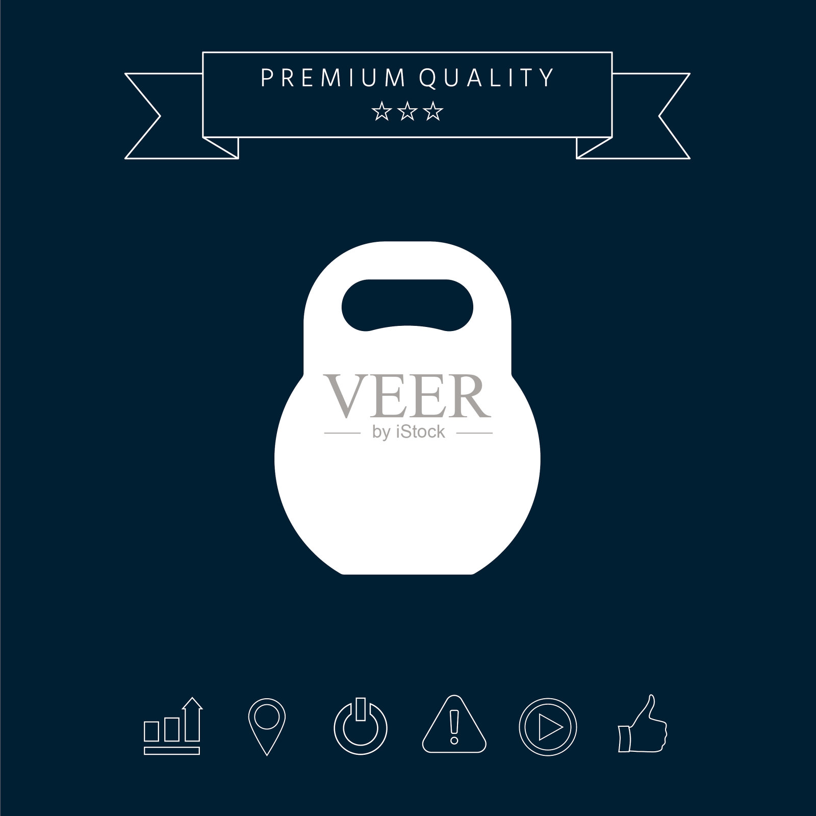 kettlebell图标符号图标素材