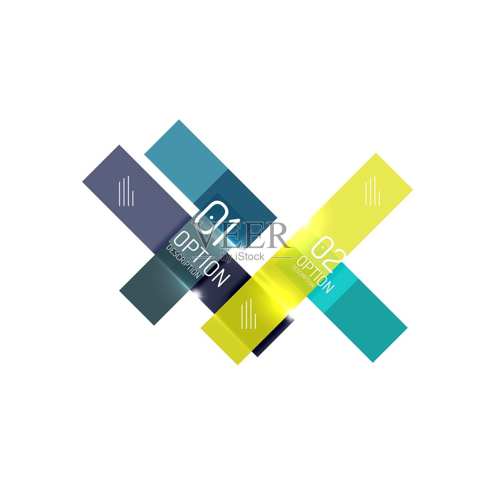 业务信息图选项选择设计元素图片