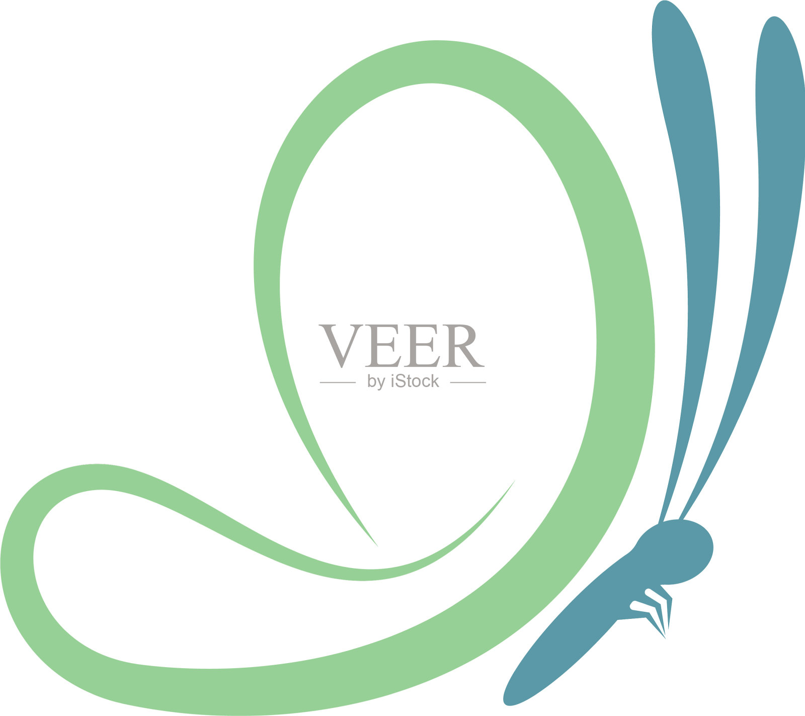 蝴蝶标志模板设计元素图片