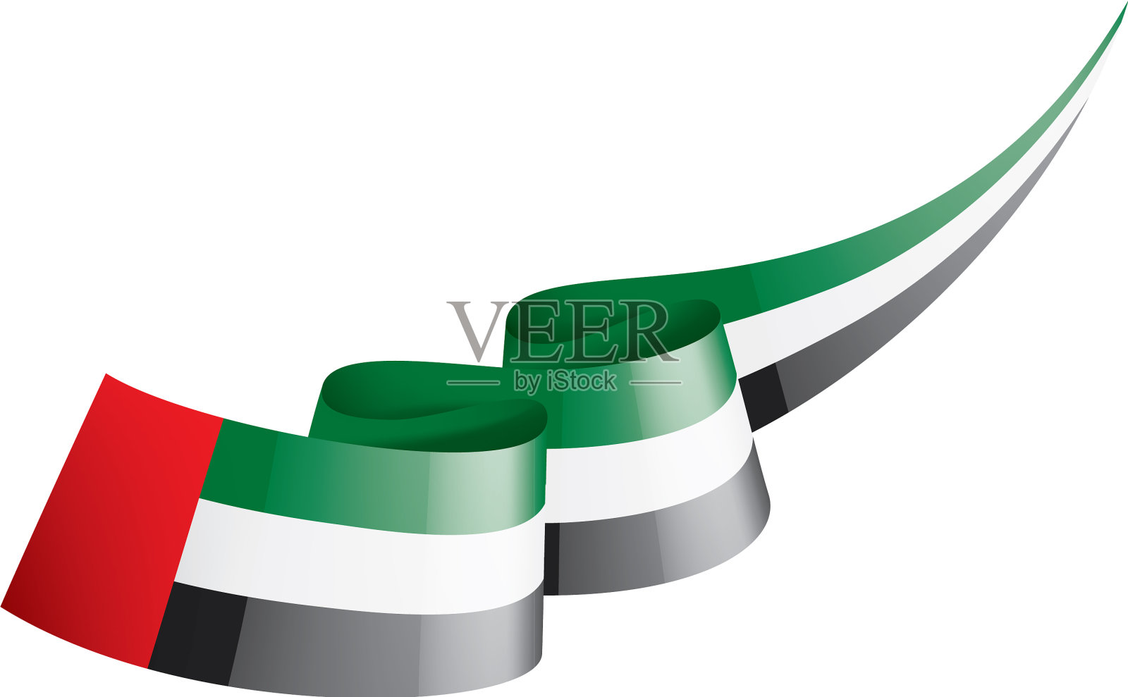 阿拉伯联合酋长国的国旗设计元素图片