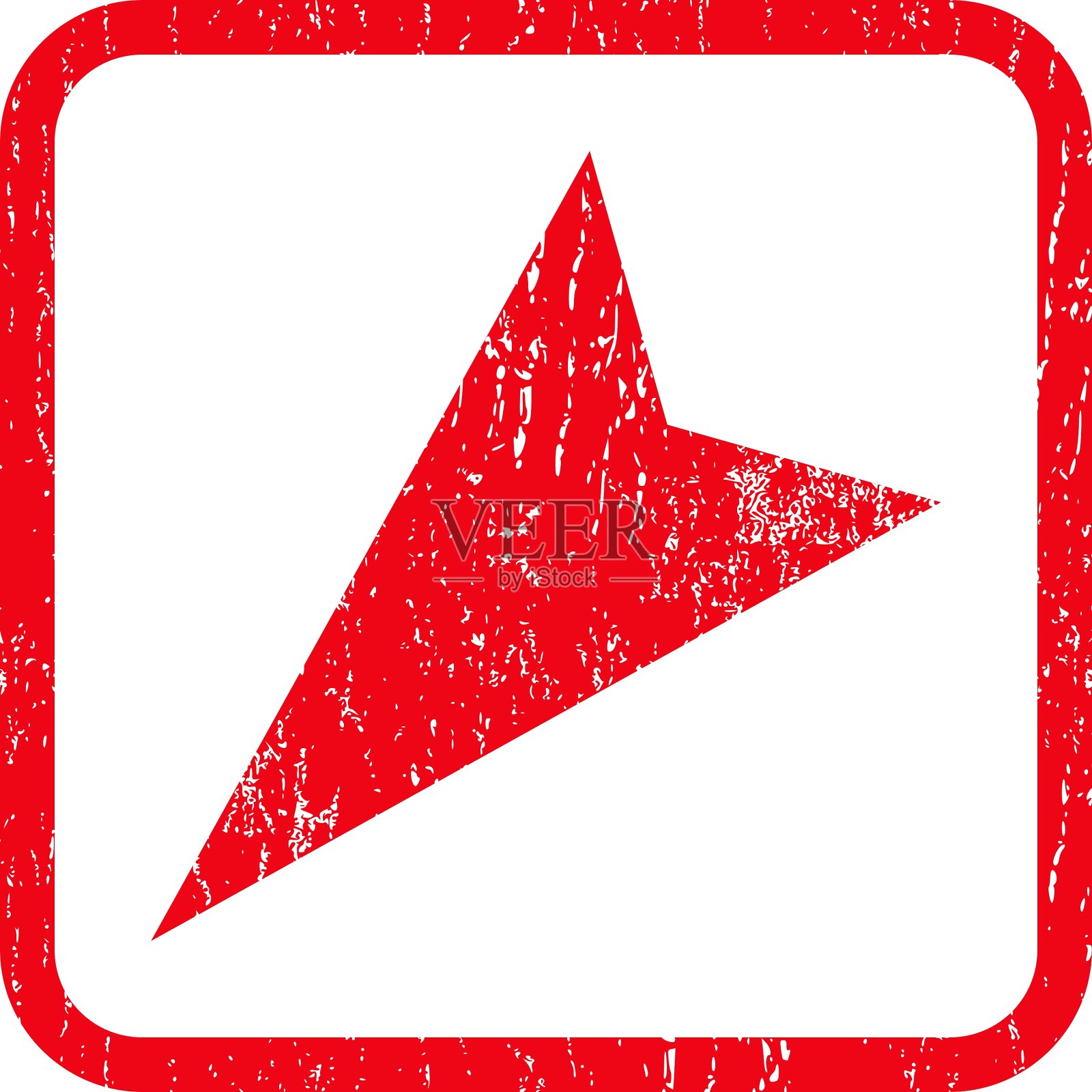 箭头左下图标橡皮图章图标素材