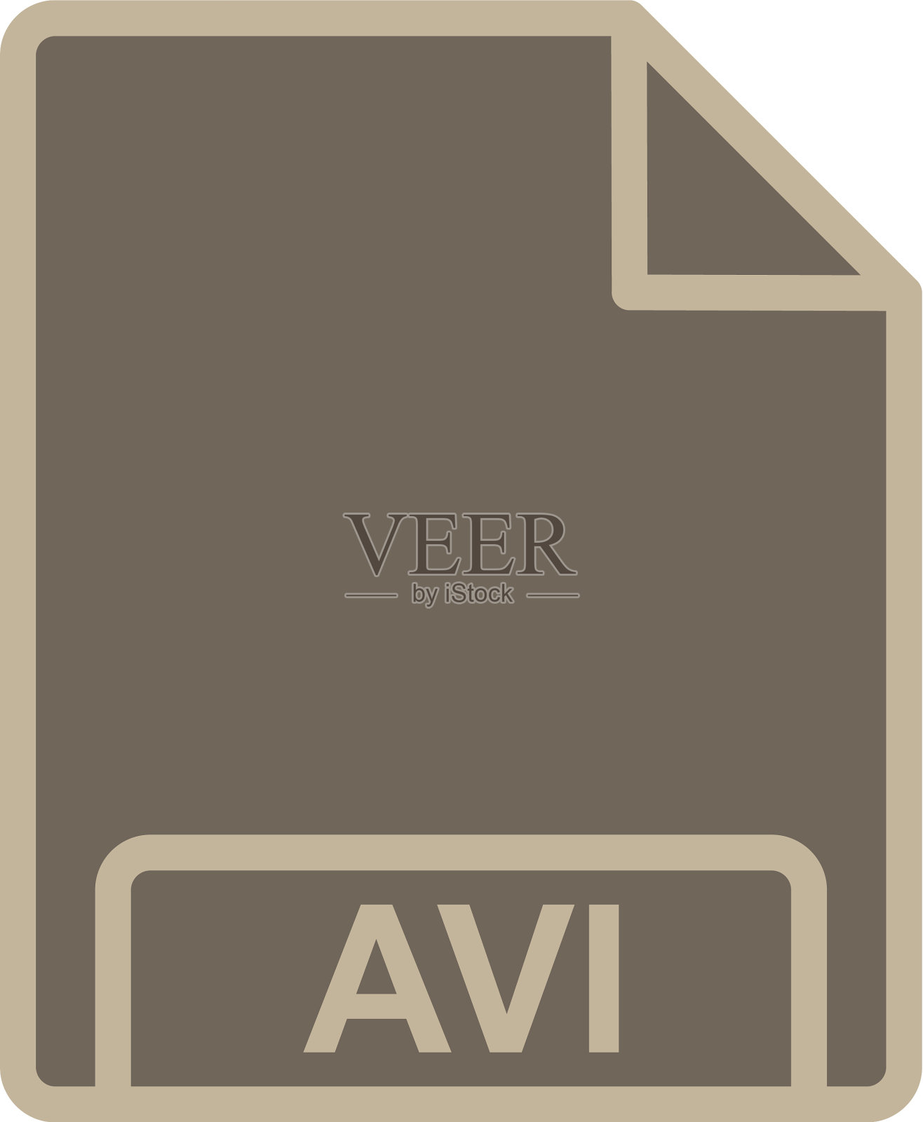 avi图标图标素材