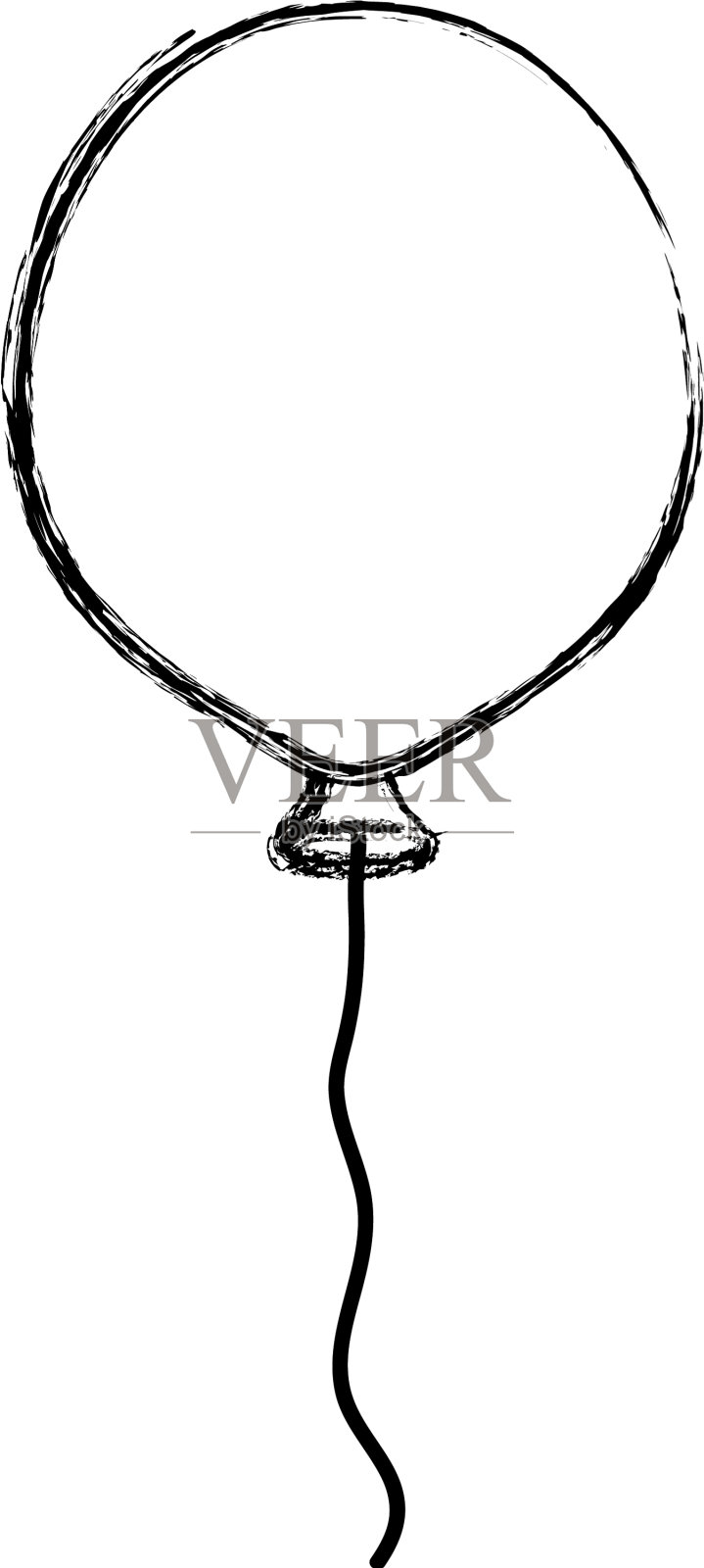 垃圾漂亮的气球有趣的对象设计设计元素图片