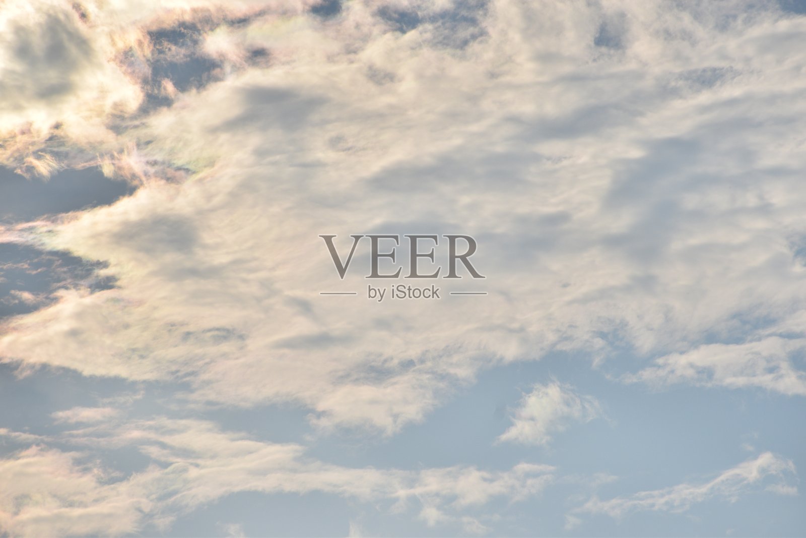 蓝天白云,自然背景。照片摄影图片