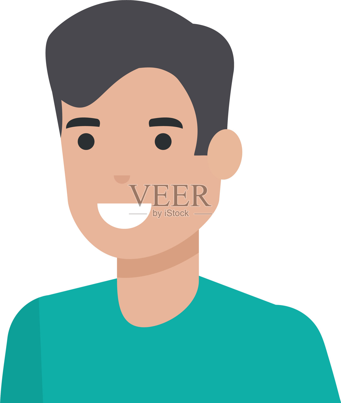 孤立的化身人设计设计元素图片