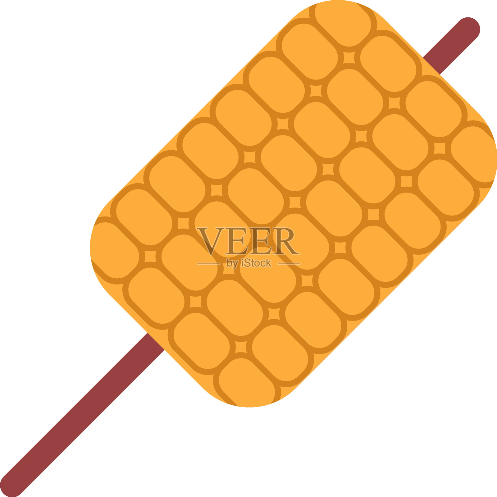 玉米放在一根棒子上设计元素图片