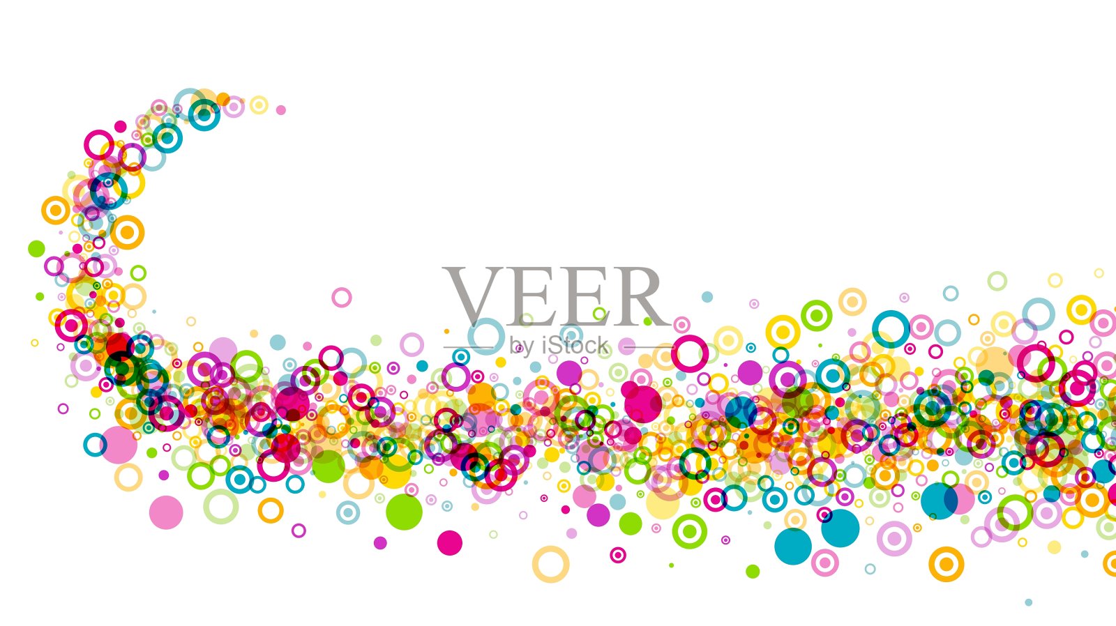 背景带圆形图案设计元素图片