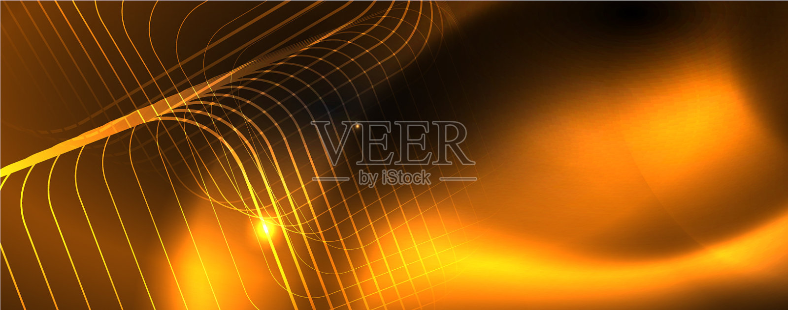 闪亮的霓虹灯技术模板霓虹线背景插画图片素材