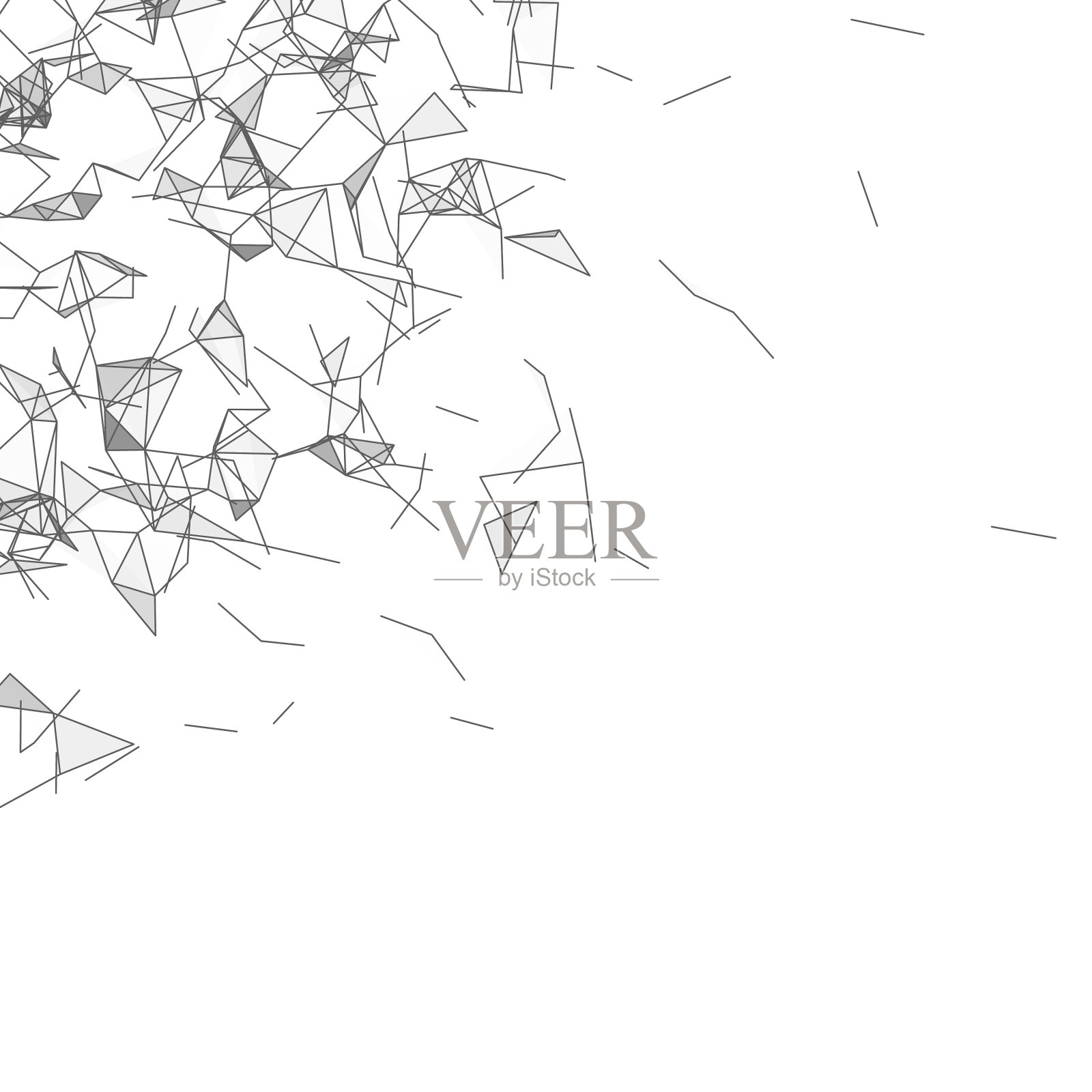 图形背景分子和通讯插画图片素材