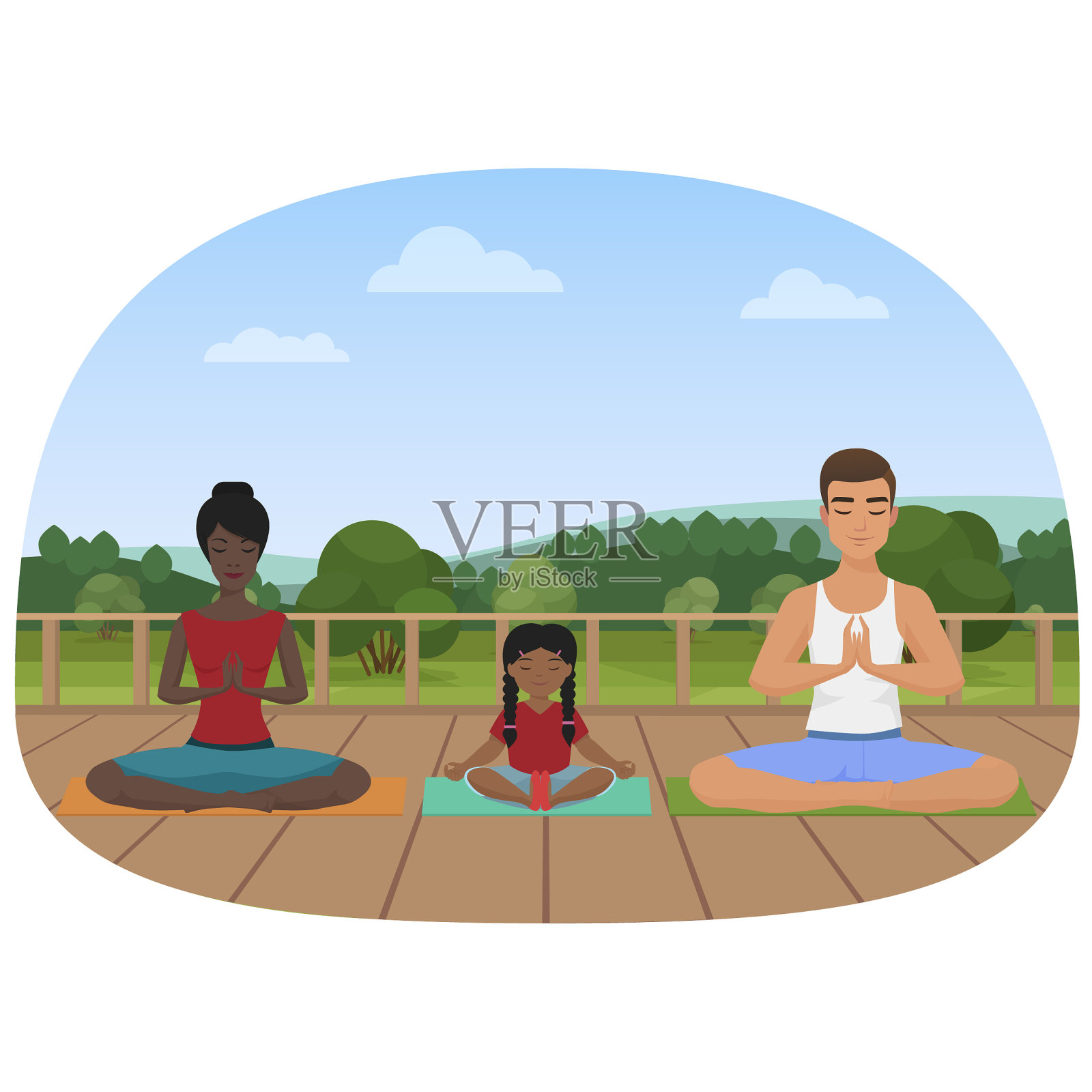 多民族大家庭设计元素图片