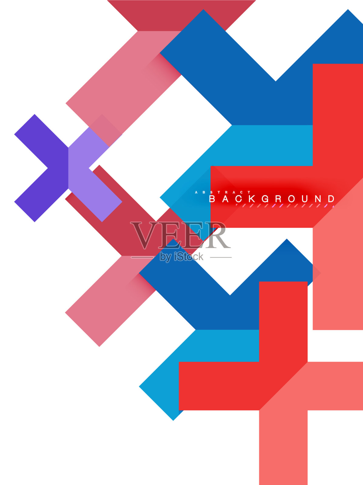 多色抽象几何图形几何图形插画图片素材