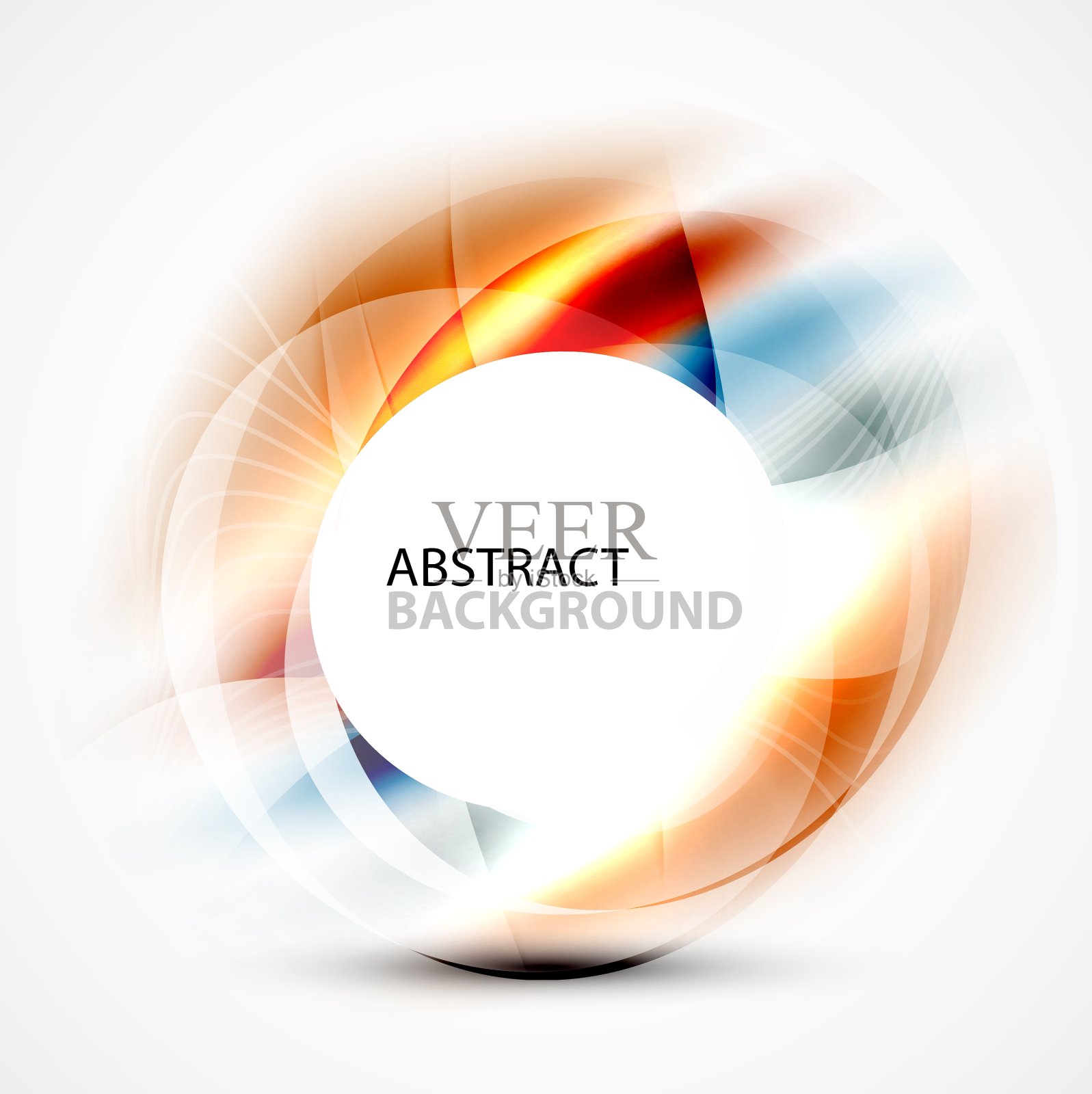 抽象模糊的漩涡插画图片素材