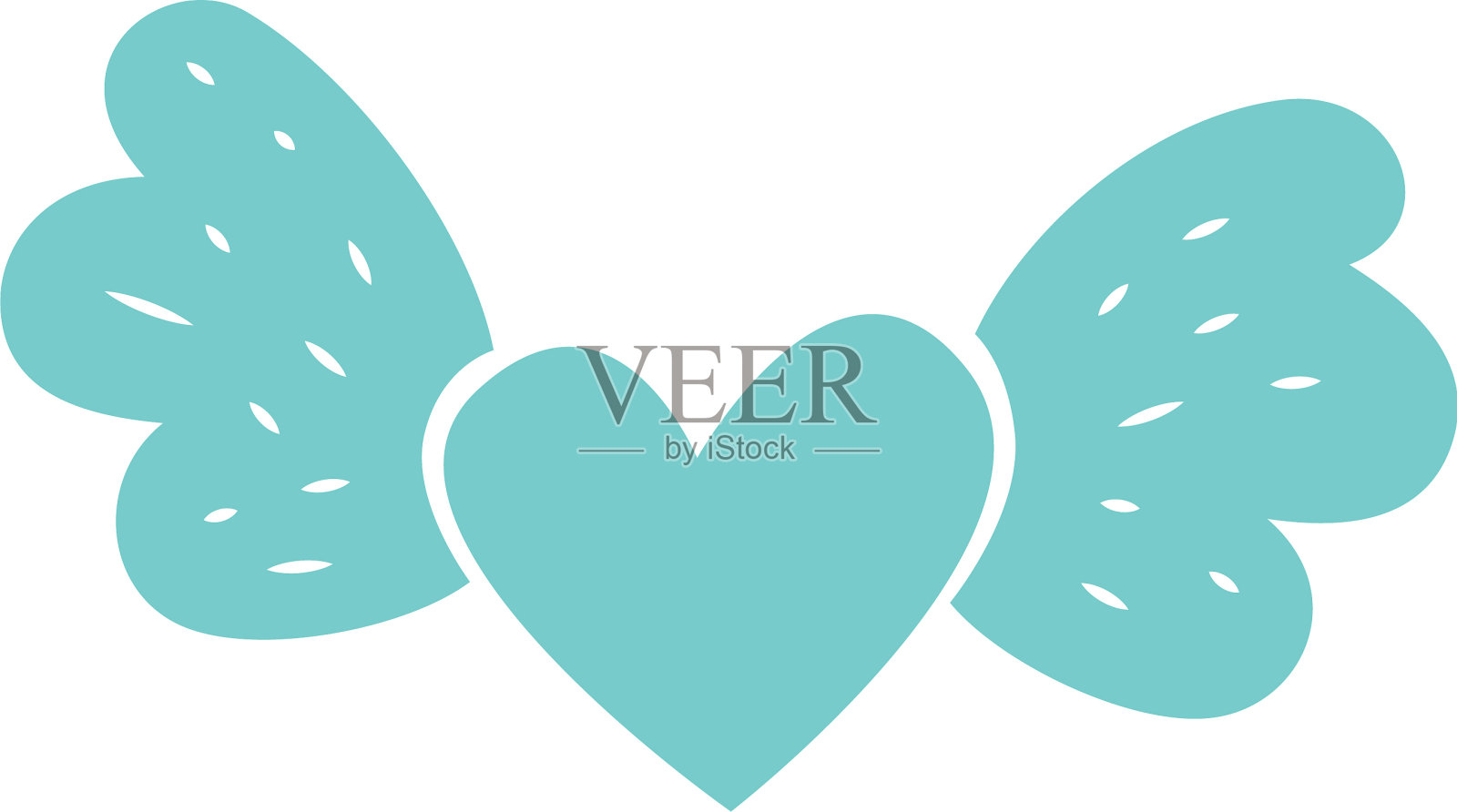 有翅膀的爱设计元素图片