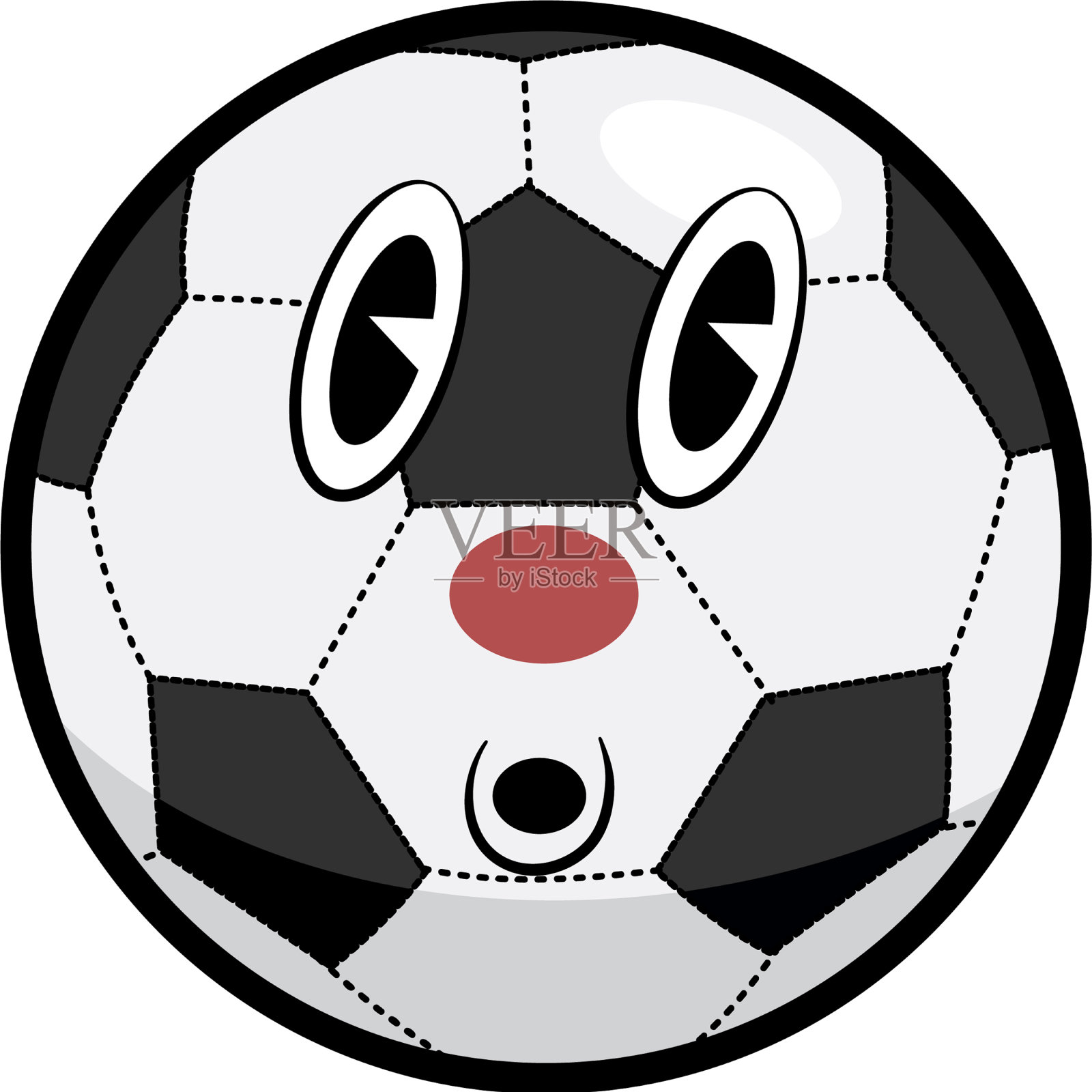 惊喜的足球设计元素图片