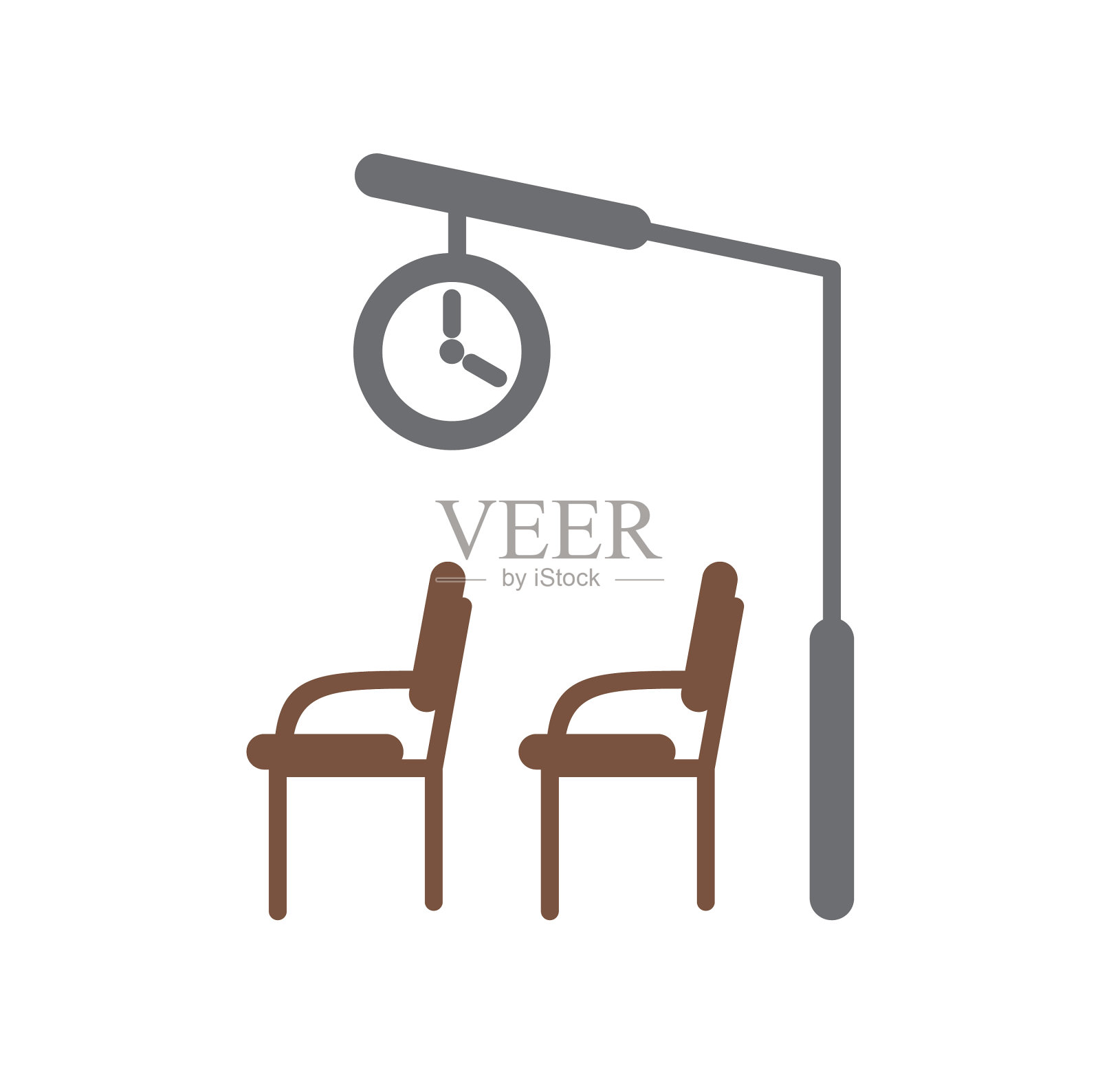 铁路相关图标的背景图形图标素材