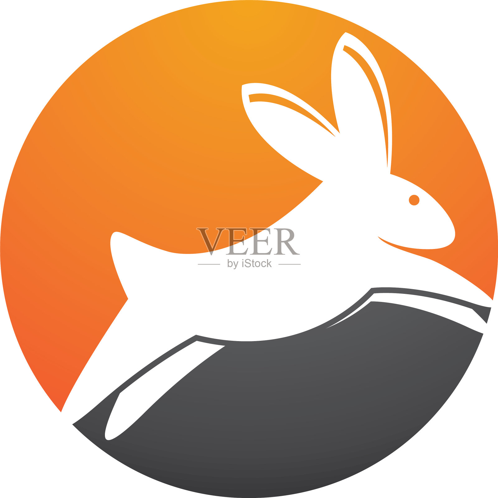 兔子图标设计元素图片