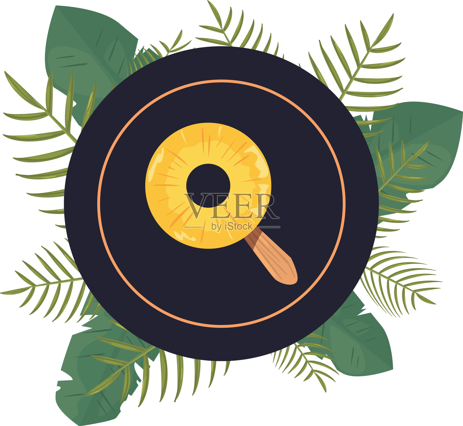 暑假图标插图设计元素图片