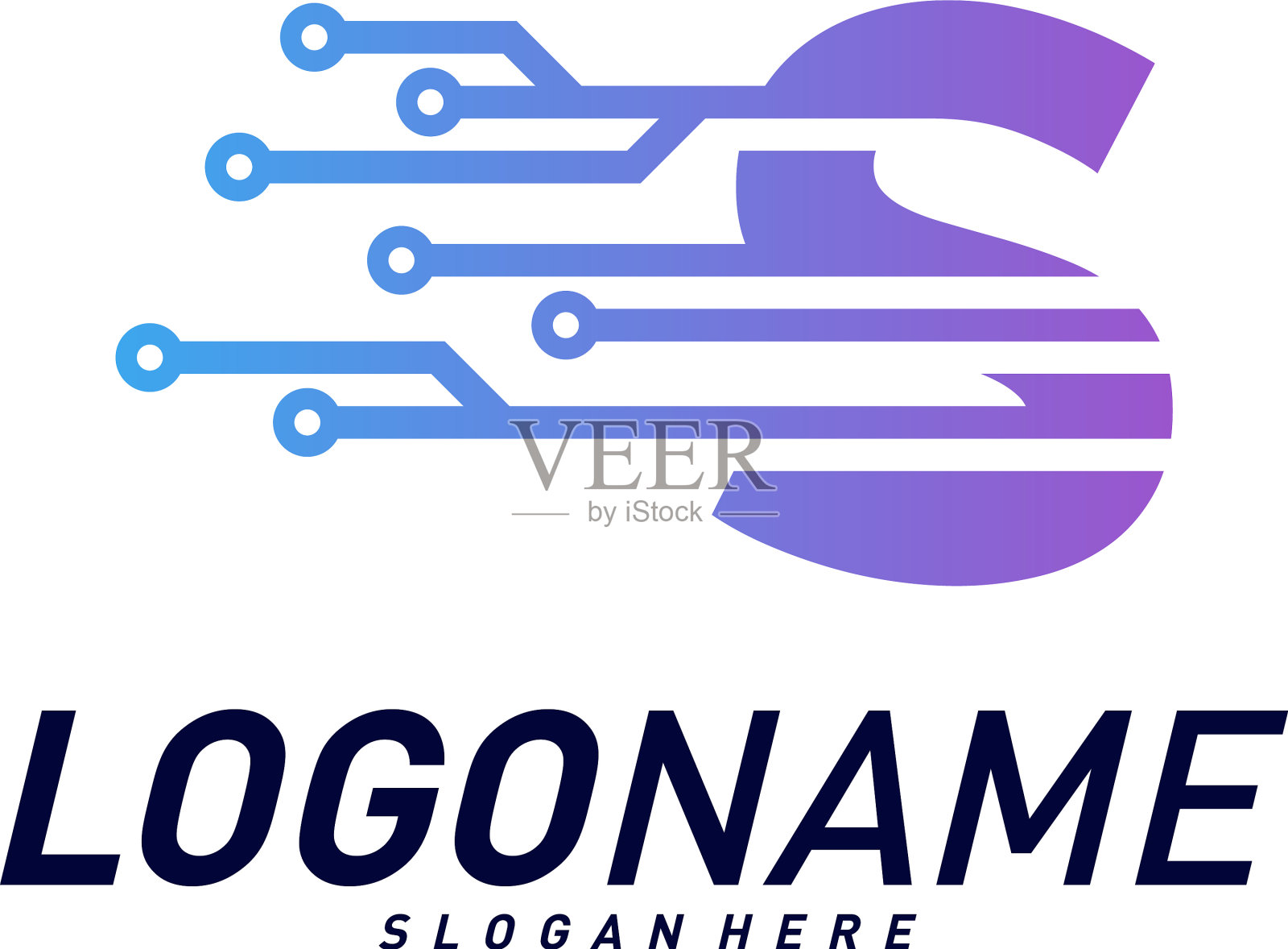 字体采用科技标志设计理念设计元素图片