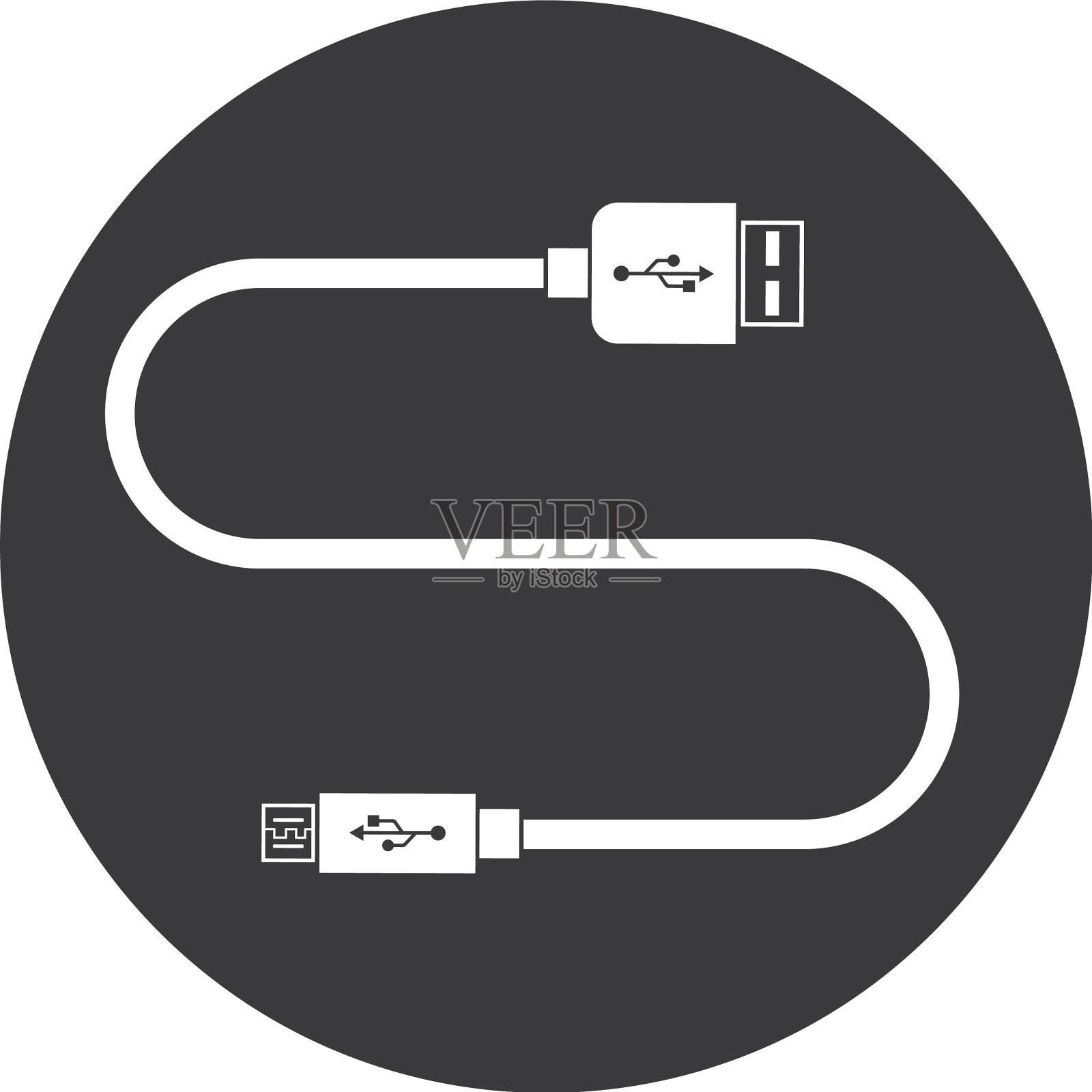 usb图标设计元素图片