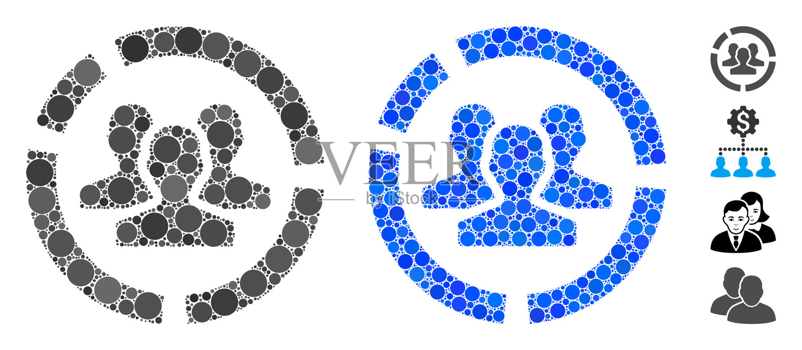 用户图表组成圆点图标图标素材