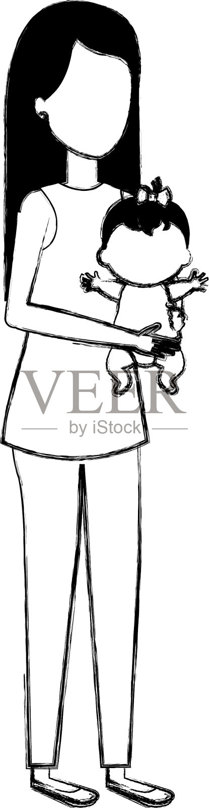 母亲解除bacharacters设计元素图片