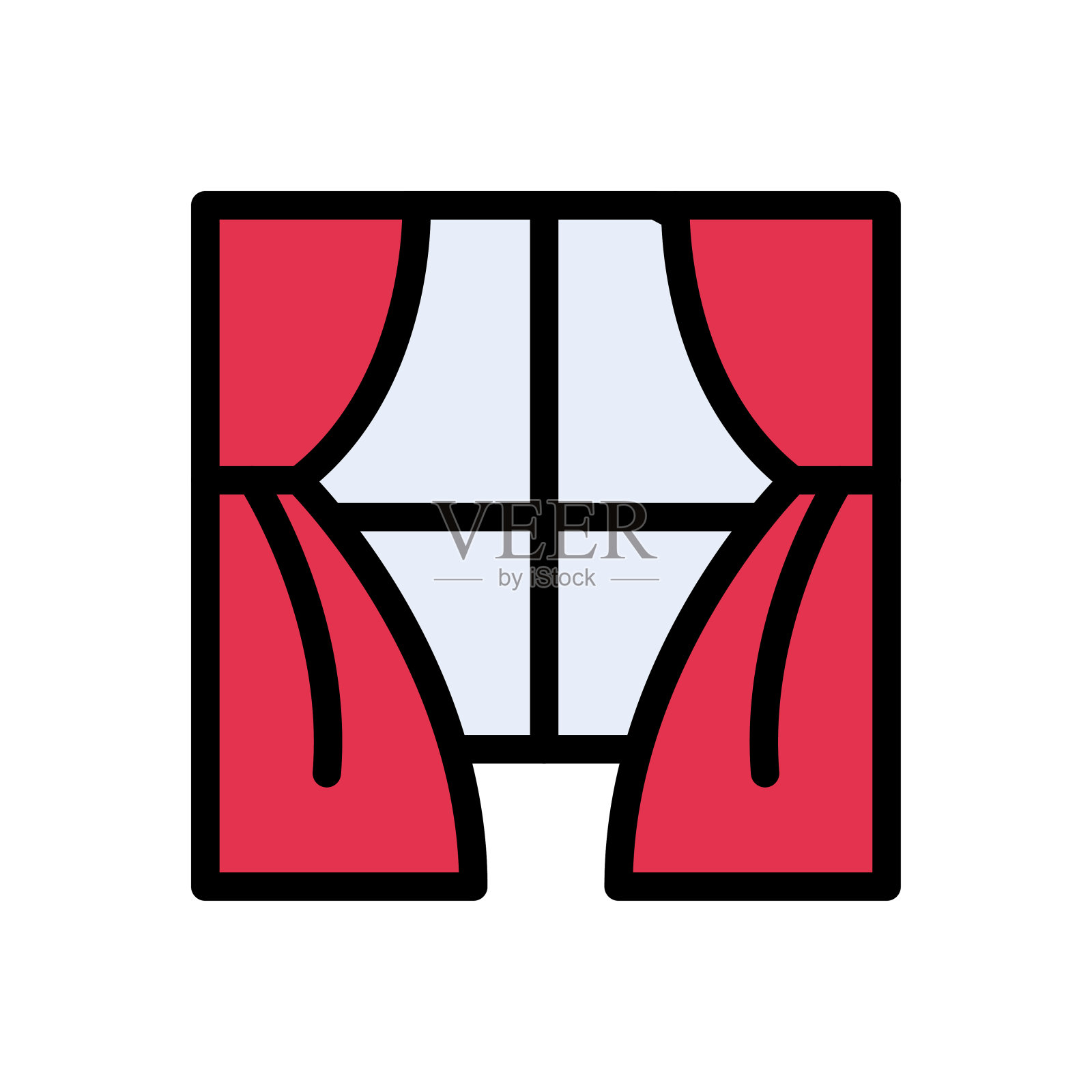 窗口插画图片素材